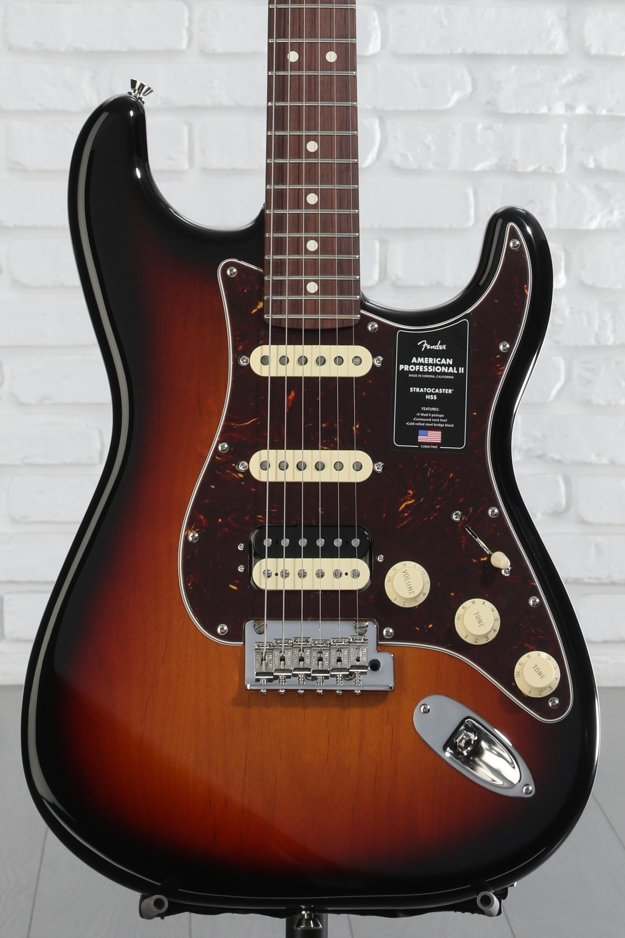 ギター Fender USA Professional Stratocaster HSS American Professional II Stratocaster® HSS – Fender