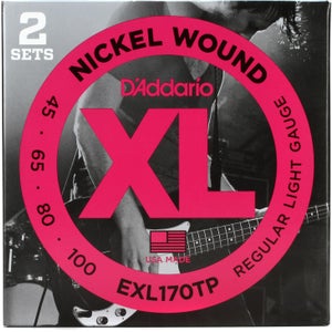 Corde Per Basso D'Addario ECB81 Chromes Flatwound - Light, 45-100, Long Scale, Timbro Caldo E Feel Liscio - Foto 10