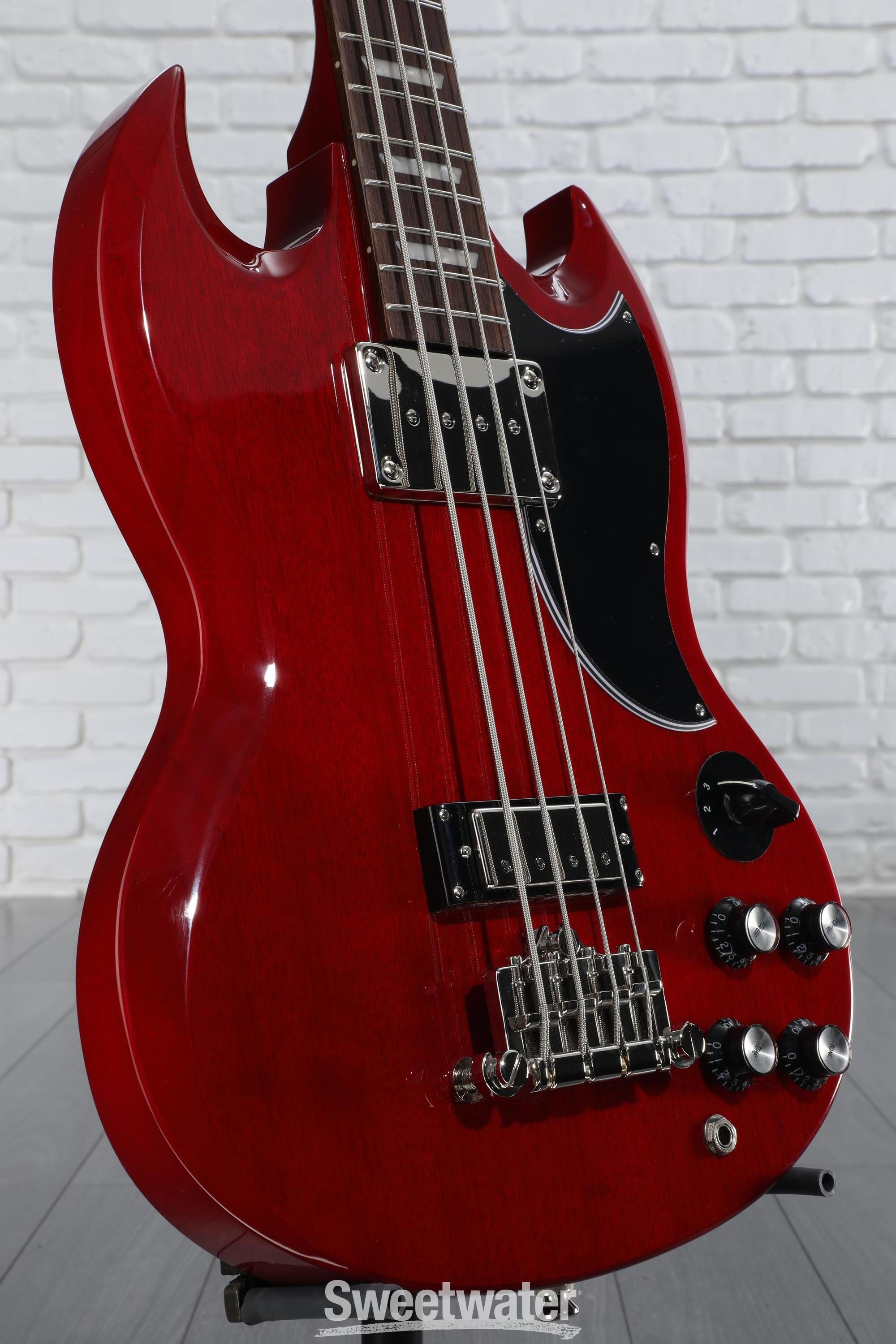 【10209】 EPIPHONE by Gibson SG BASS EB-3 Epiphone EB-3 Bass Guitar - Cherry | Sweetwater