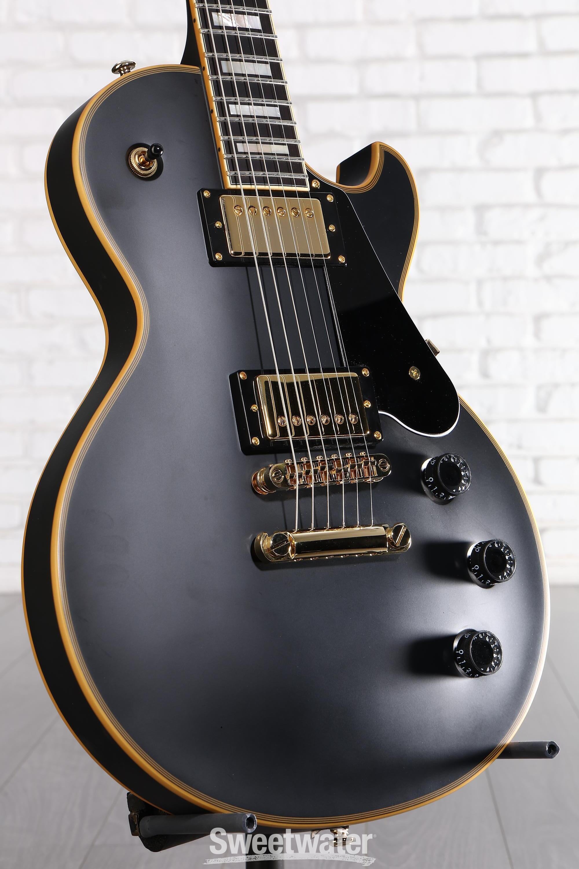 Photo of Schecter Solo-II Custom Electric Guitar - Aged Black Satin