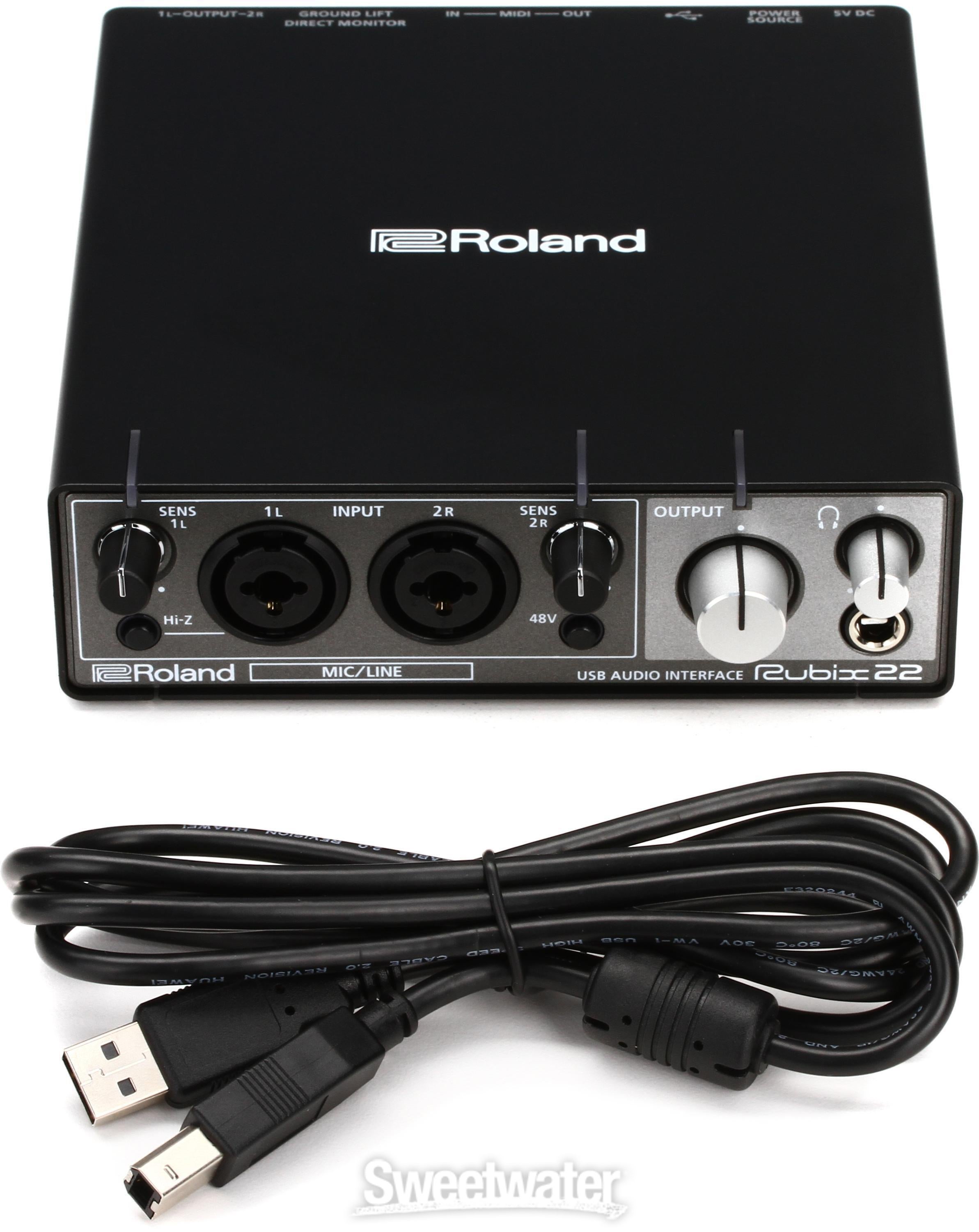 Roland Rubix 22 USB Audio Interface | Sweetwater