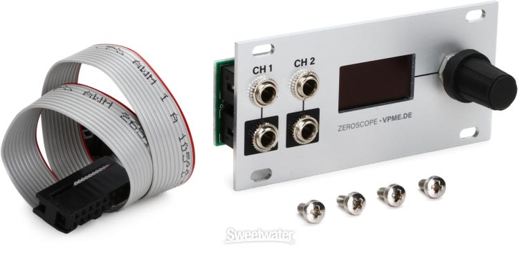 Zeroscope 1U Oscilloscope 1U Eurorack Module - Sweetwater