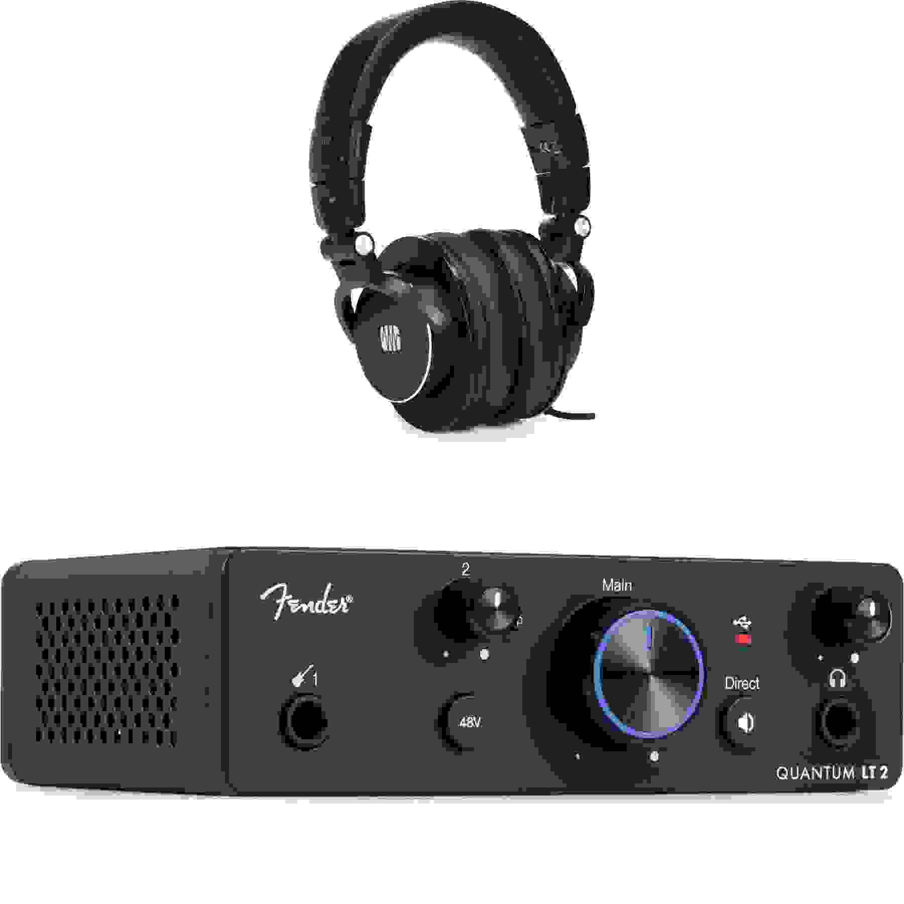 Fender Studio Quantum LT 2 USB-C Audio Interface with Headphones