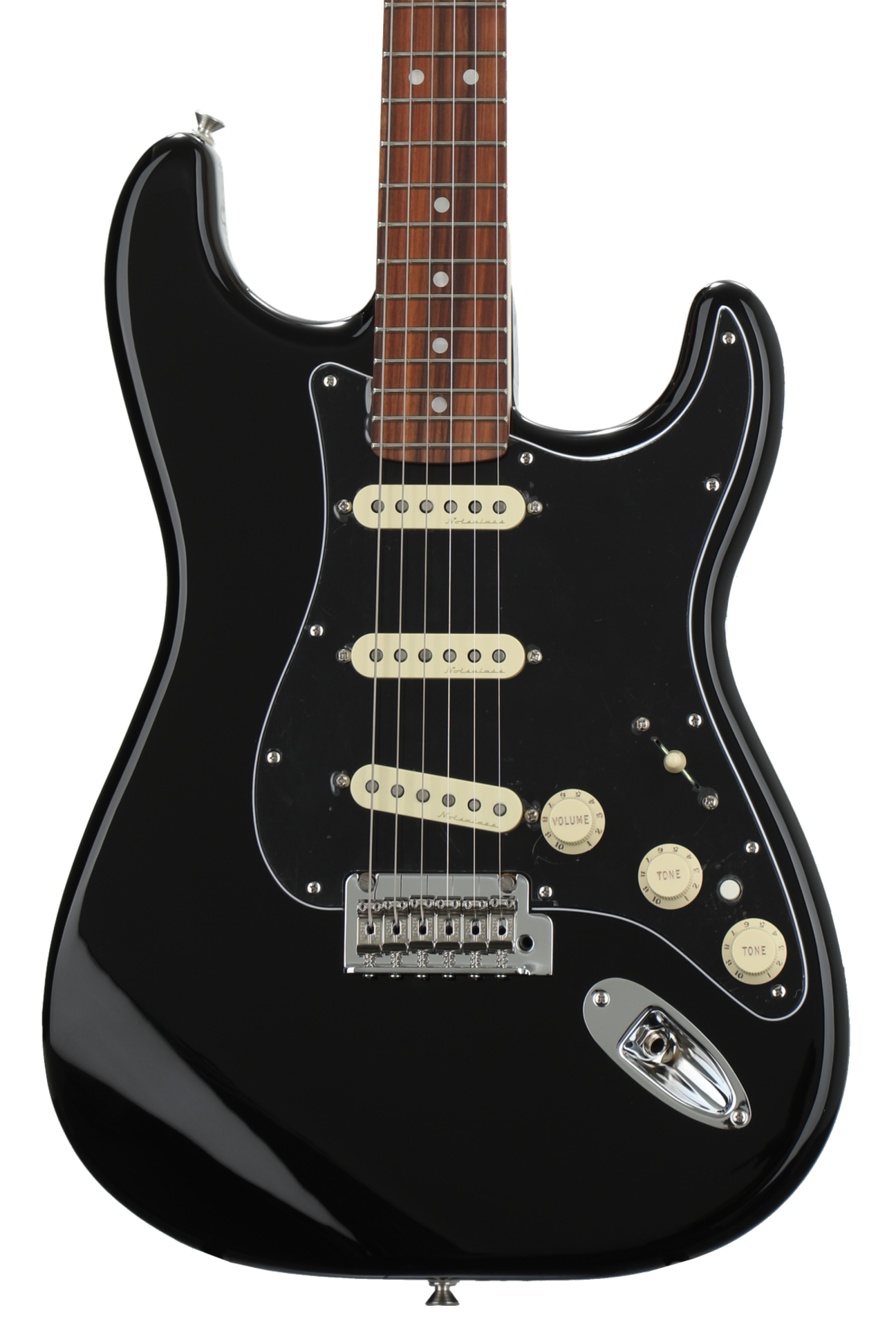 Fender Deluxe Stratocaster Black with Pau Ferro Fingerboard Sweetwater