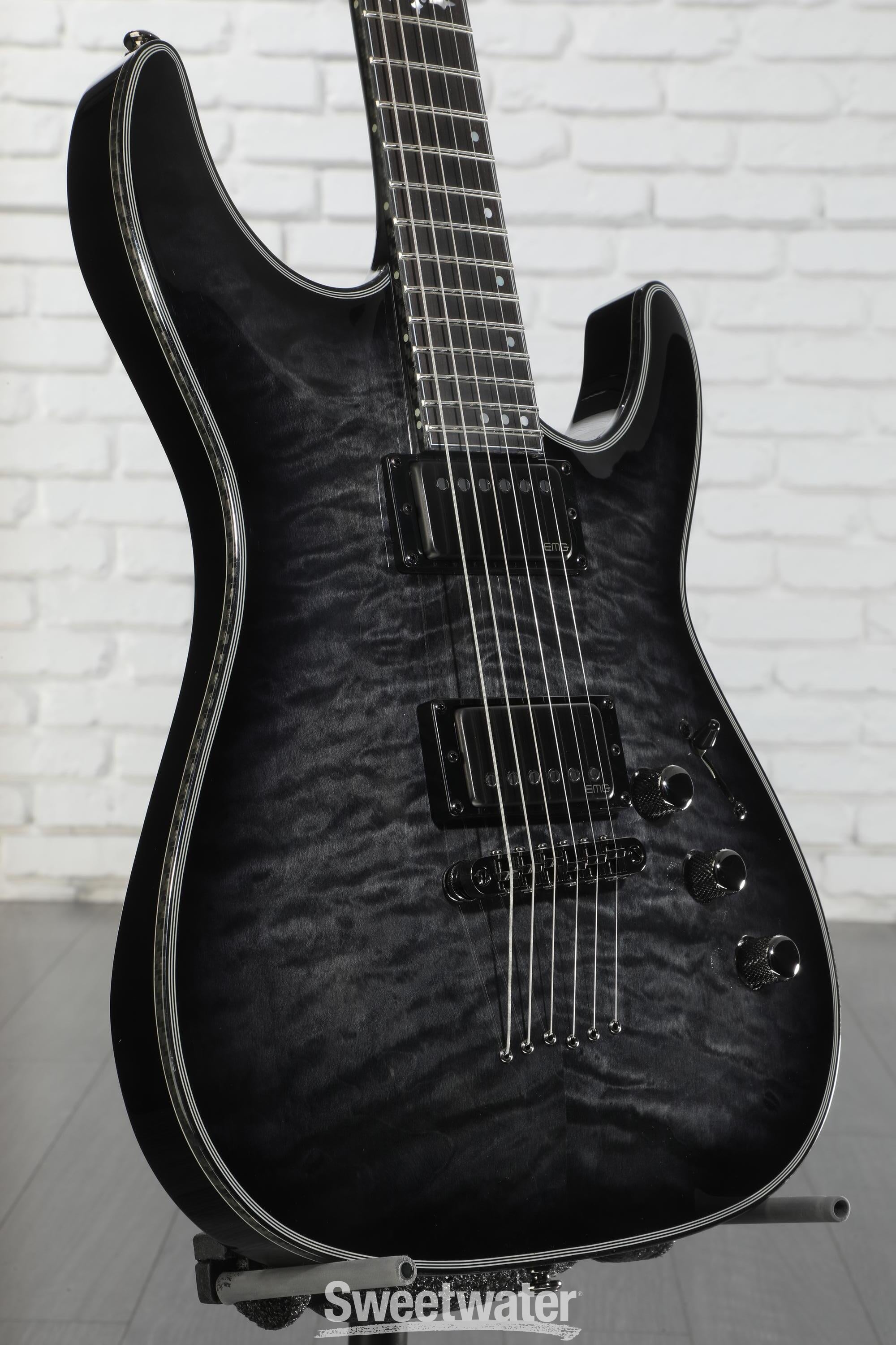 Schecter Hellraiser Hybrid C-1 - Trans Black Burst Reviews