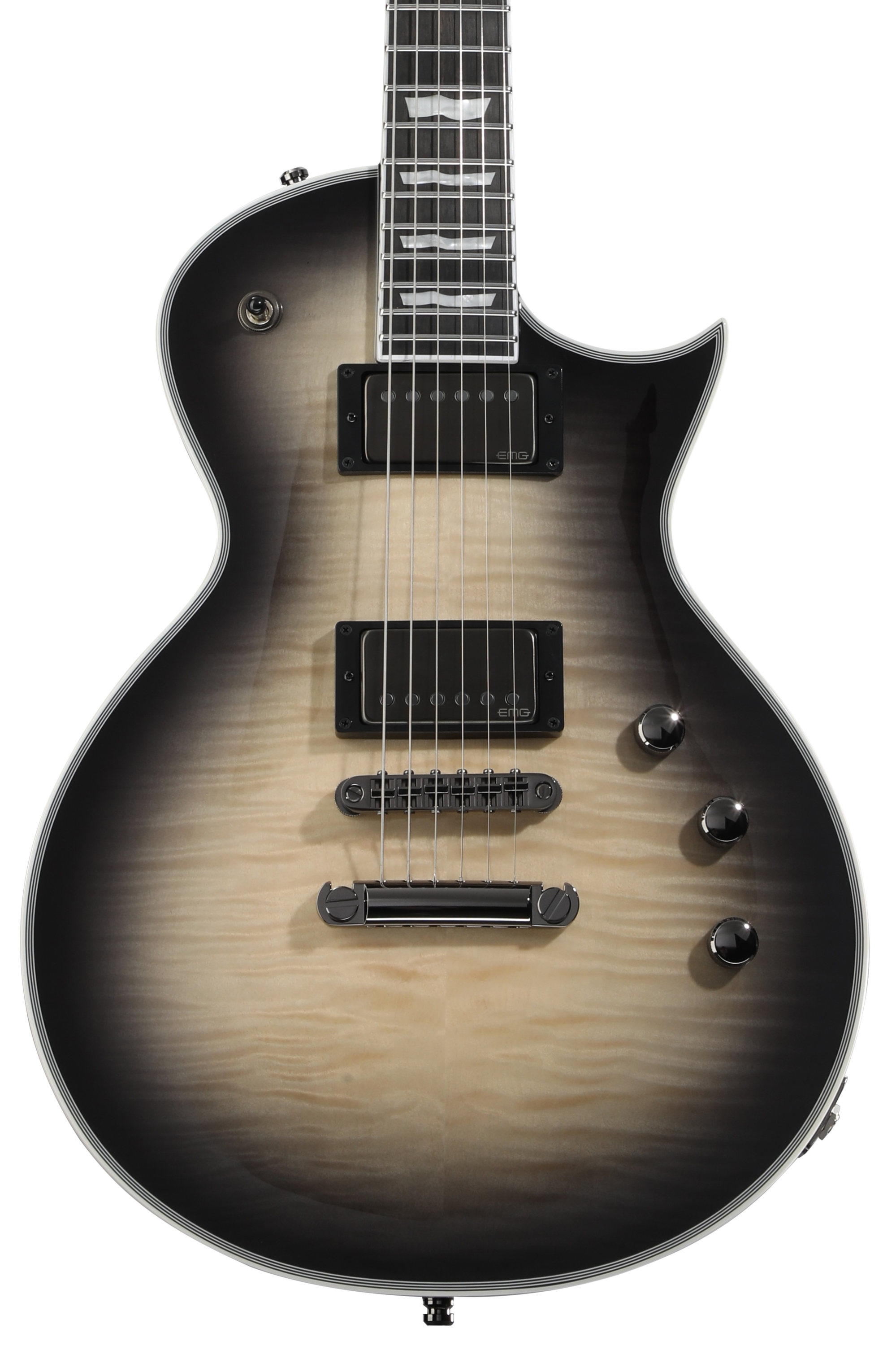 ESP E-II Eclipse - Black Natural Burst | Sweetwater