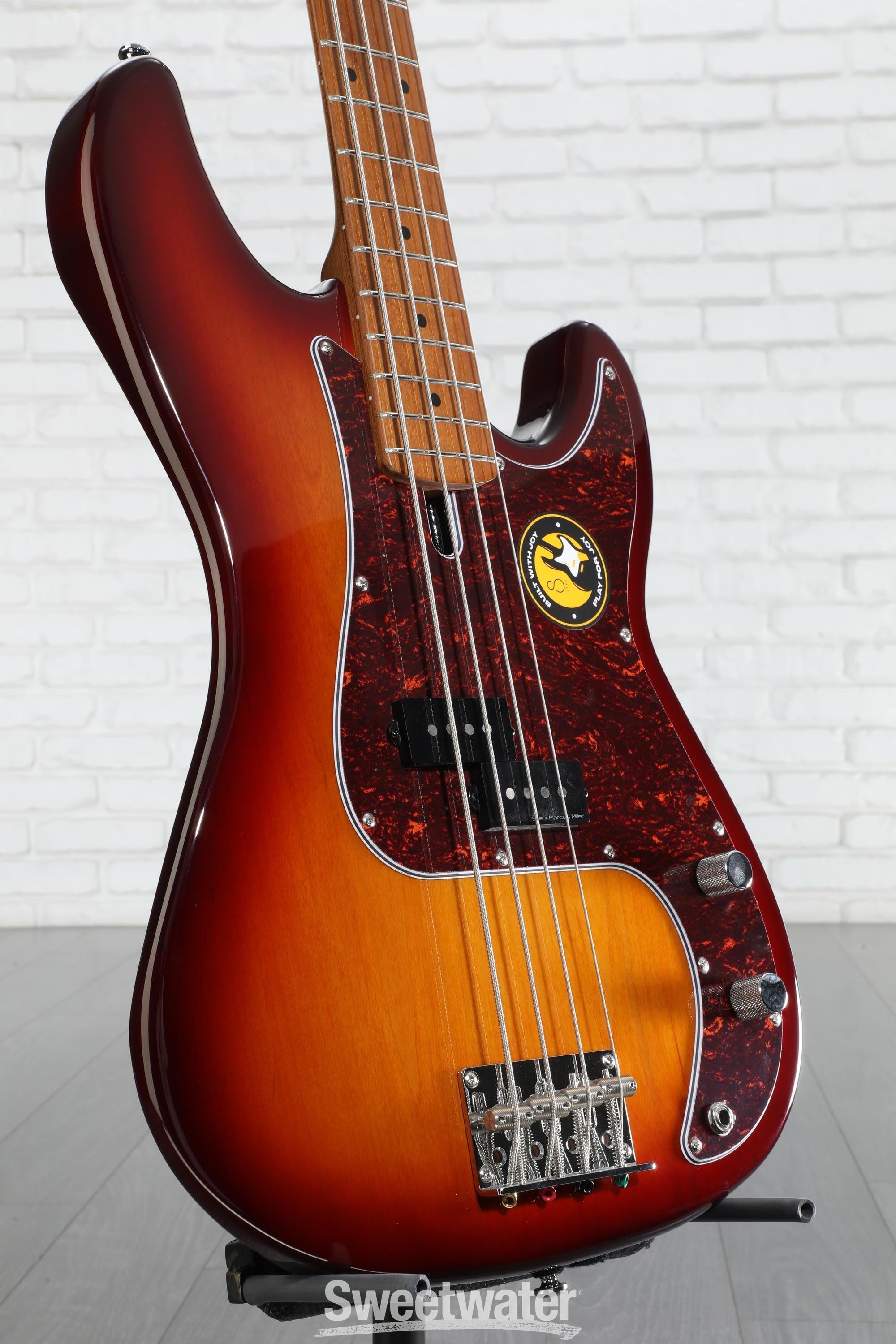 Sire Marcus Miller P5 Alder 4-string Bass Guitar - Tobacco