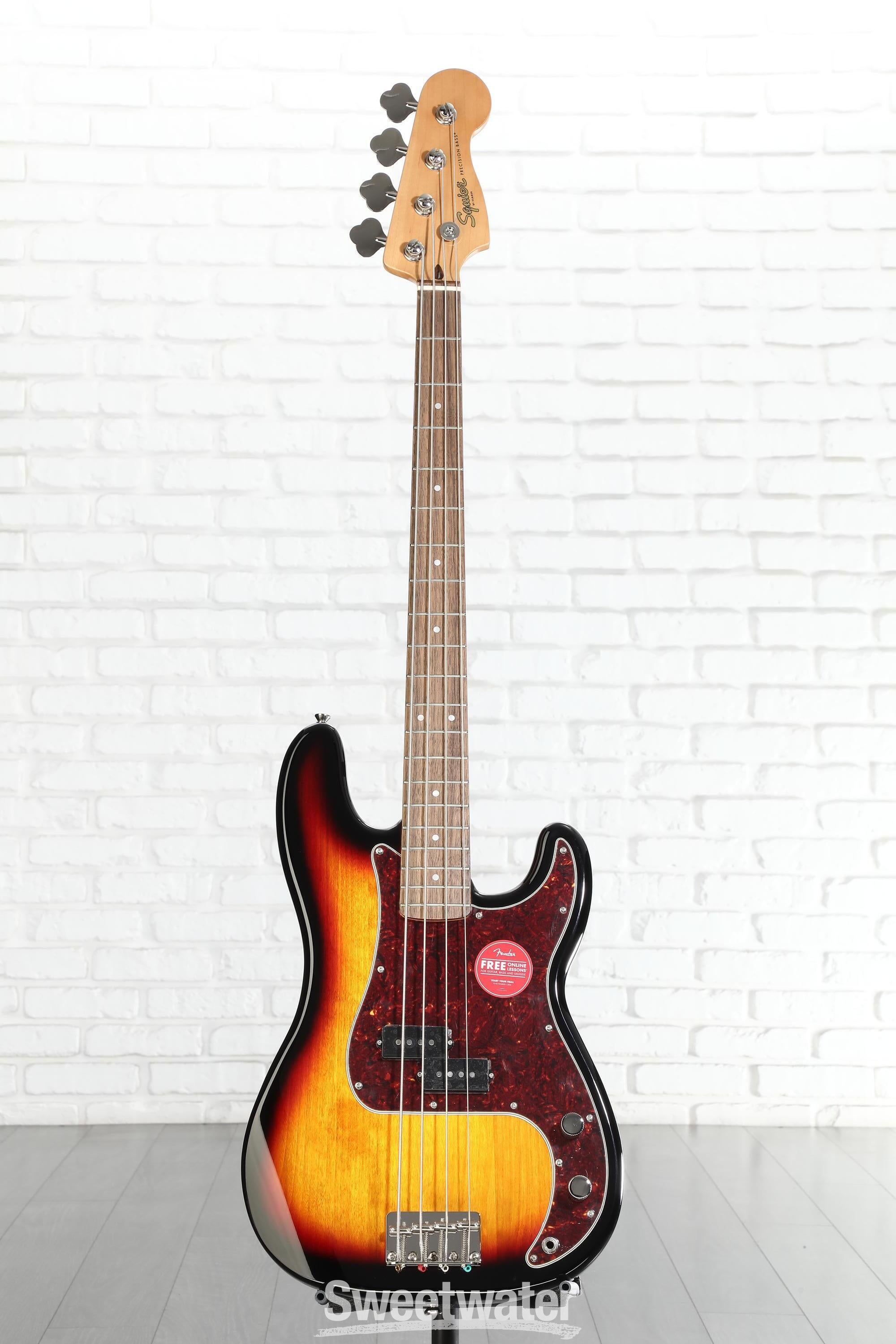 Squier Classic Vibe '60s Precision Bass - 3-Tone Sunburst | Sweetwater