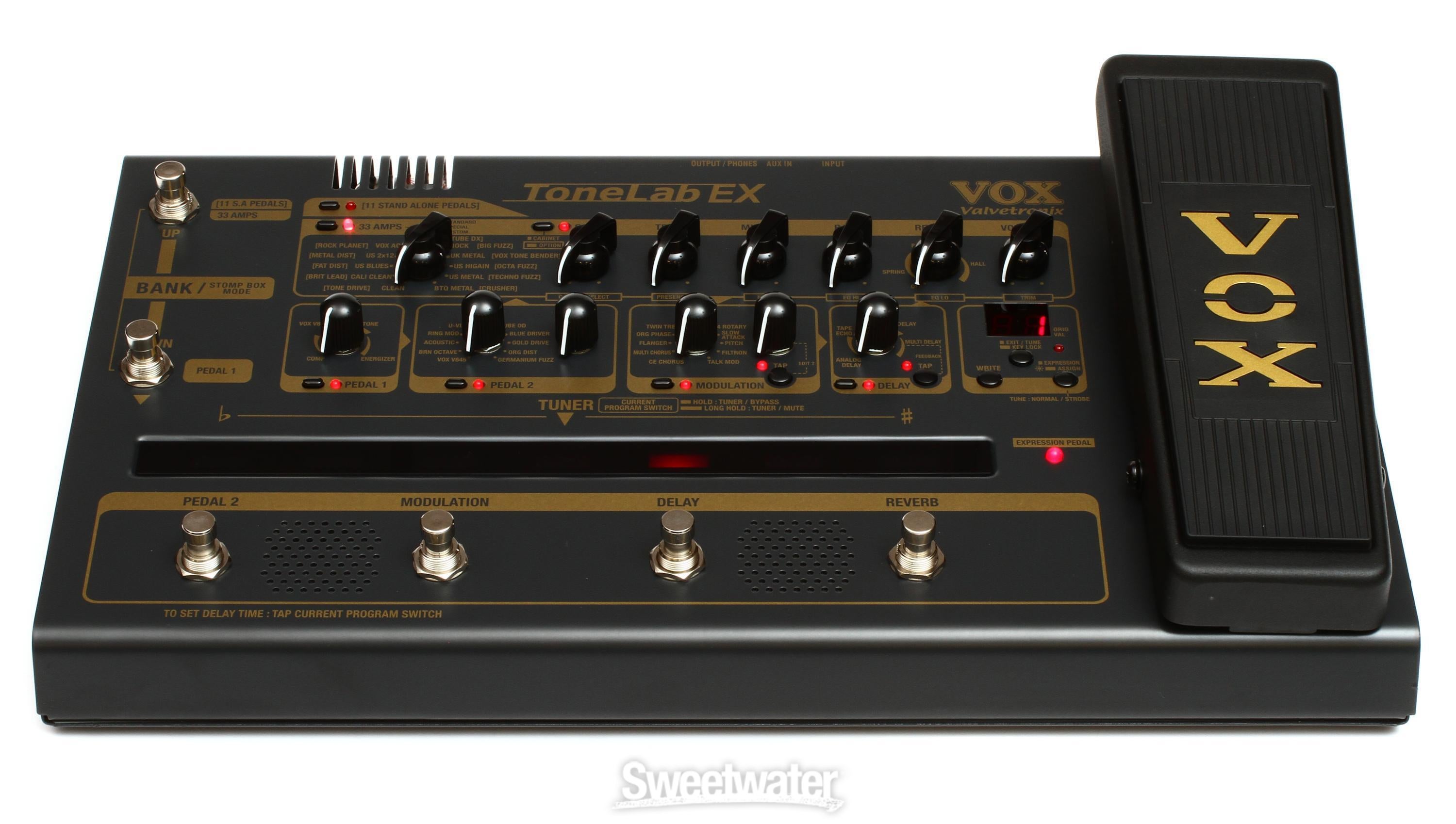 Vox ToneLab EX Multi-FX Pedalboard | Sweetwater