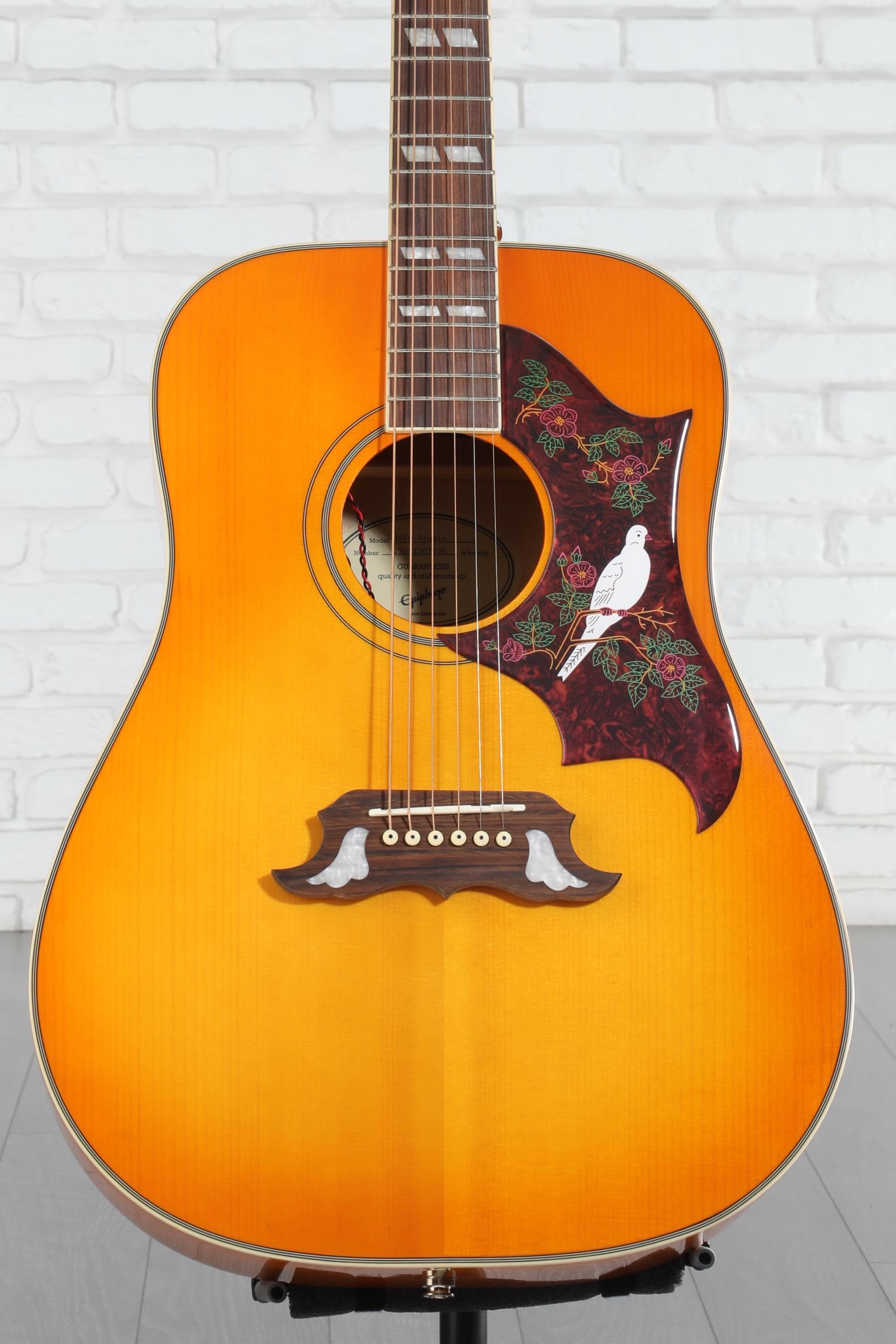 Epiphone Dove Studio Acoustic-electric Guitar - Violin Burst