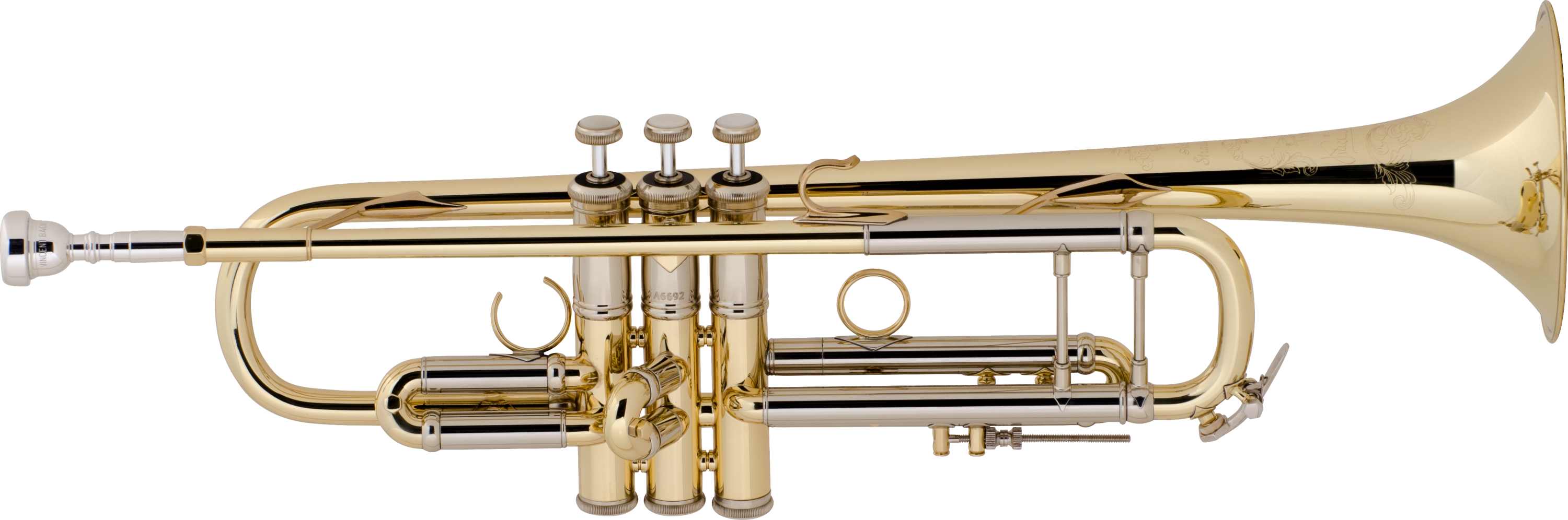 Bach AB190 Stradivarius Artisan Professional Bb Trumpet - Clear