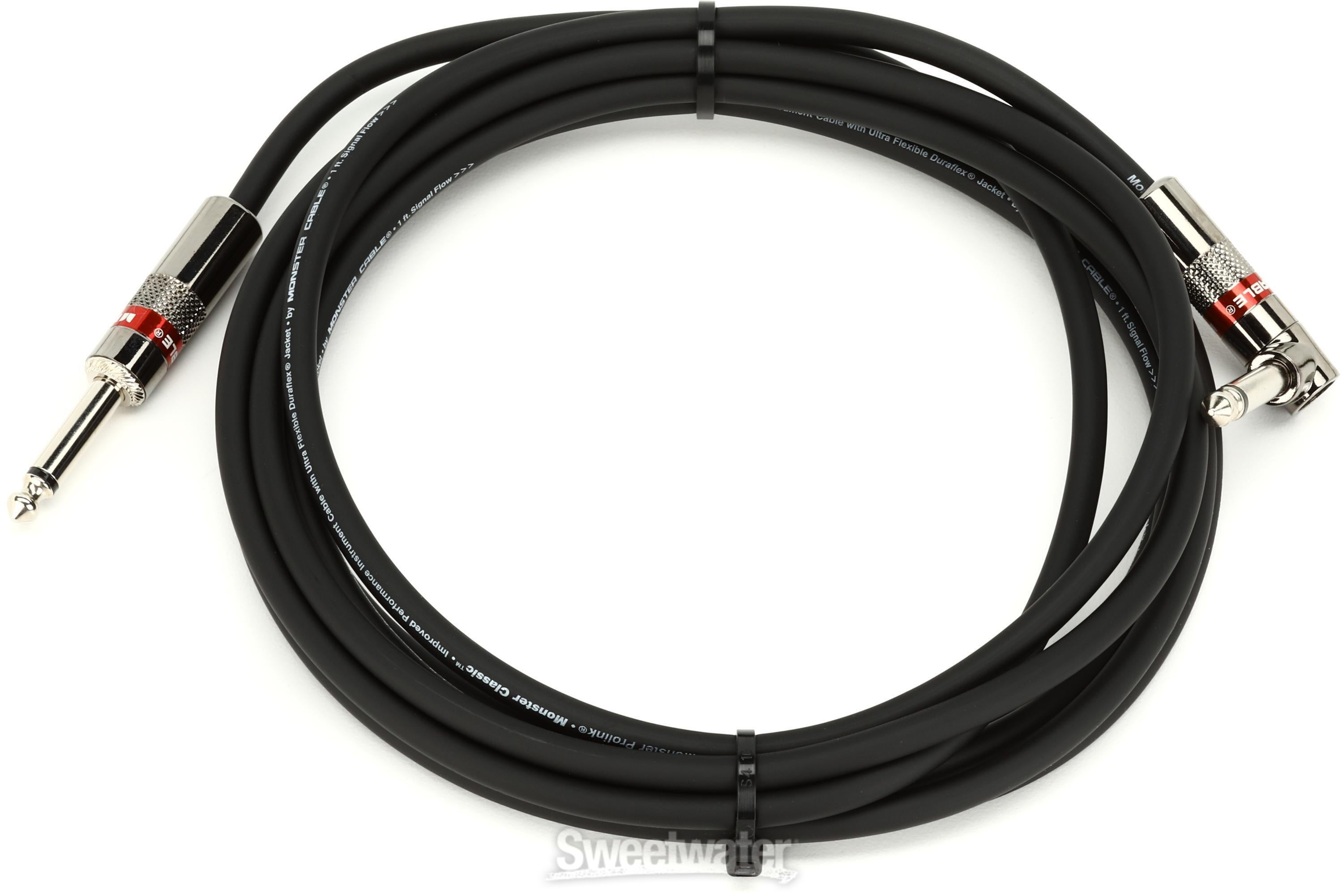 Monster Prolink Classic Straight to Right Angle Instrument Cable 