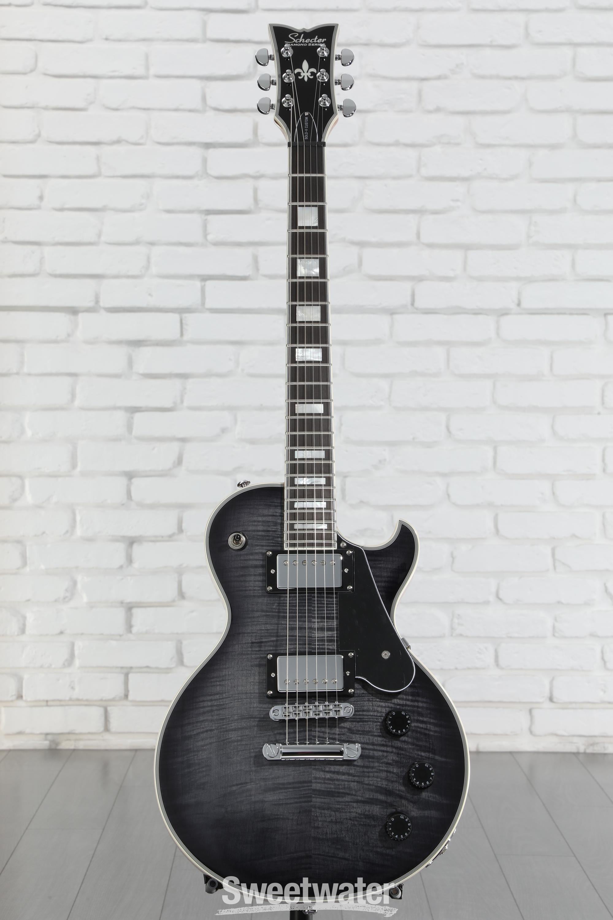 SCHECTER HELLRAISER SOLOⅡ レスポールカスタム　ブラック Schecter Hellraiser Solo-II Passive SBK 1944 Satin Black Guitar