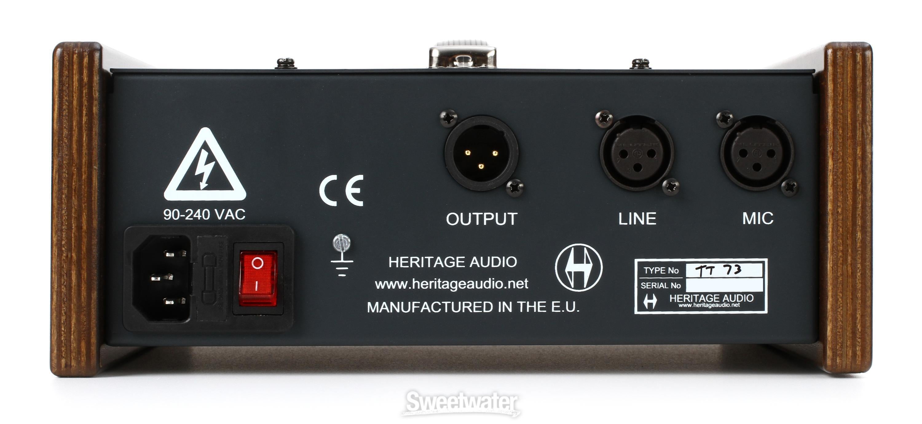 Heritage Audio TT-73 Desktop Microphone Preamp | Sweetwater