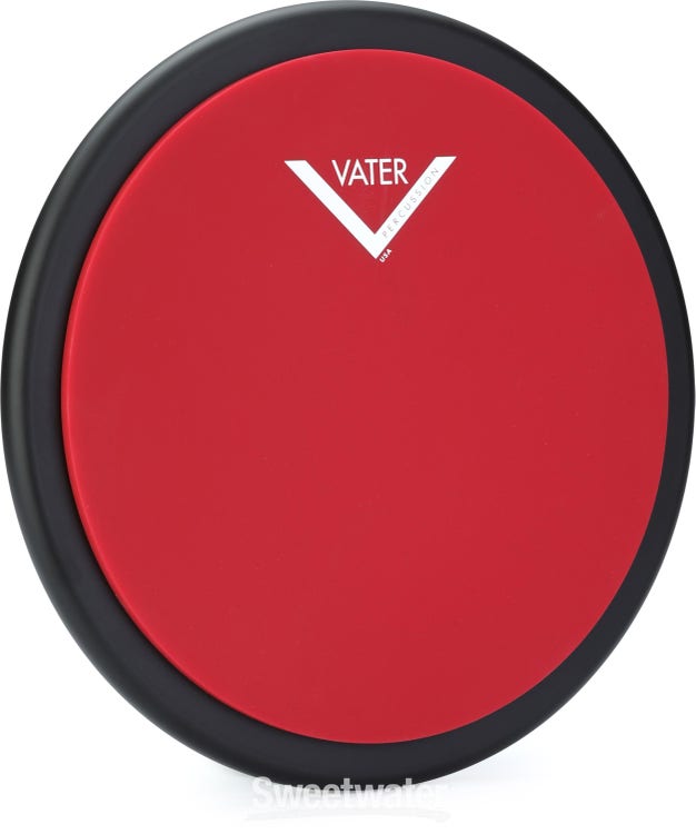 Vater Chop Builder Practice Pad - 12 inches, Red