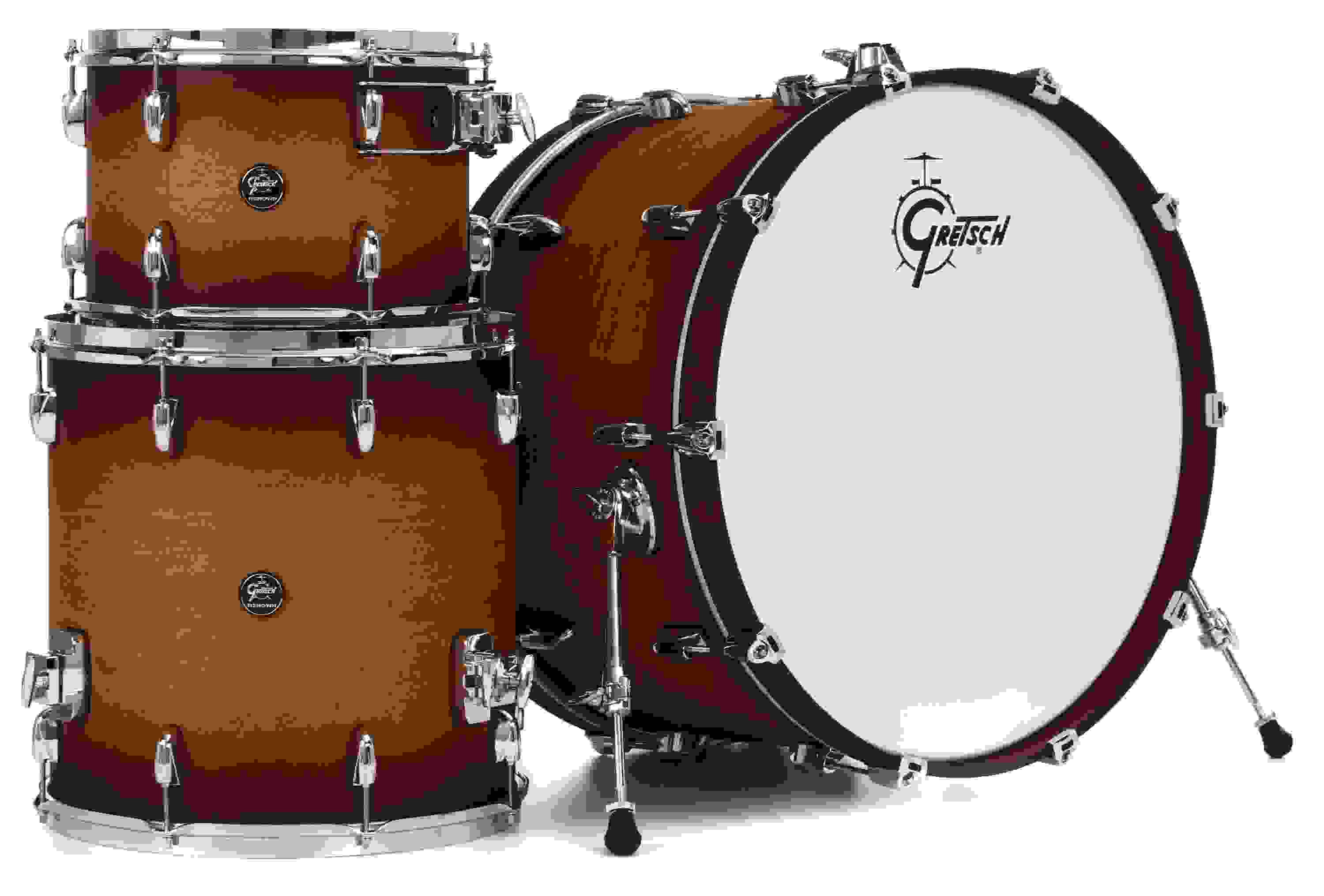Gretsch Drums Renown RN2-R643 3-piece Shell Pack - Satin Tobacco Burst