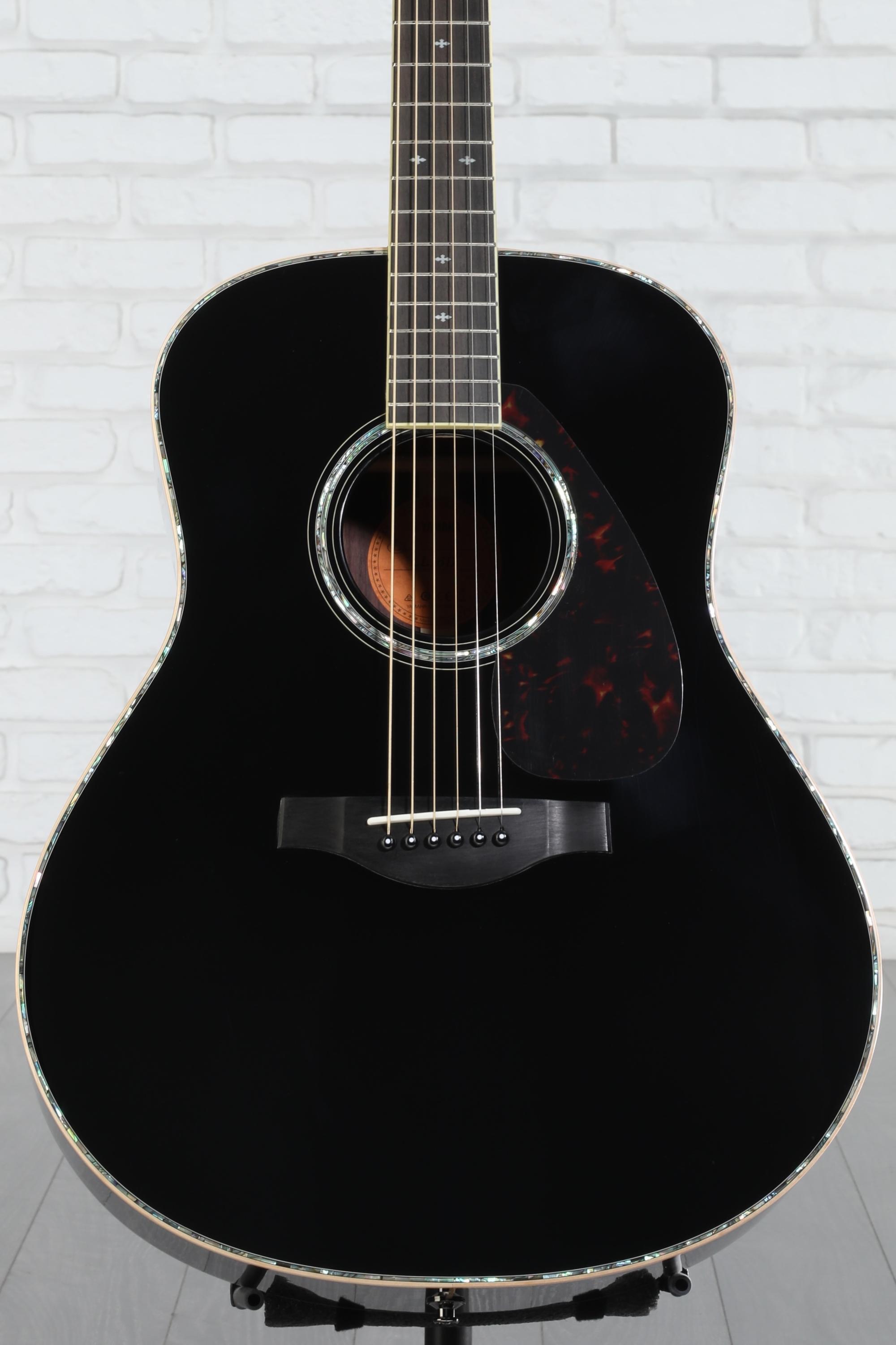 Yamaha LL16D ARE Original Jumbo Acoustic-electric Guitar - Black