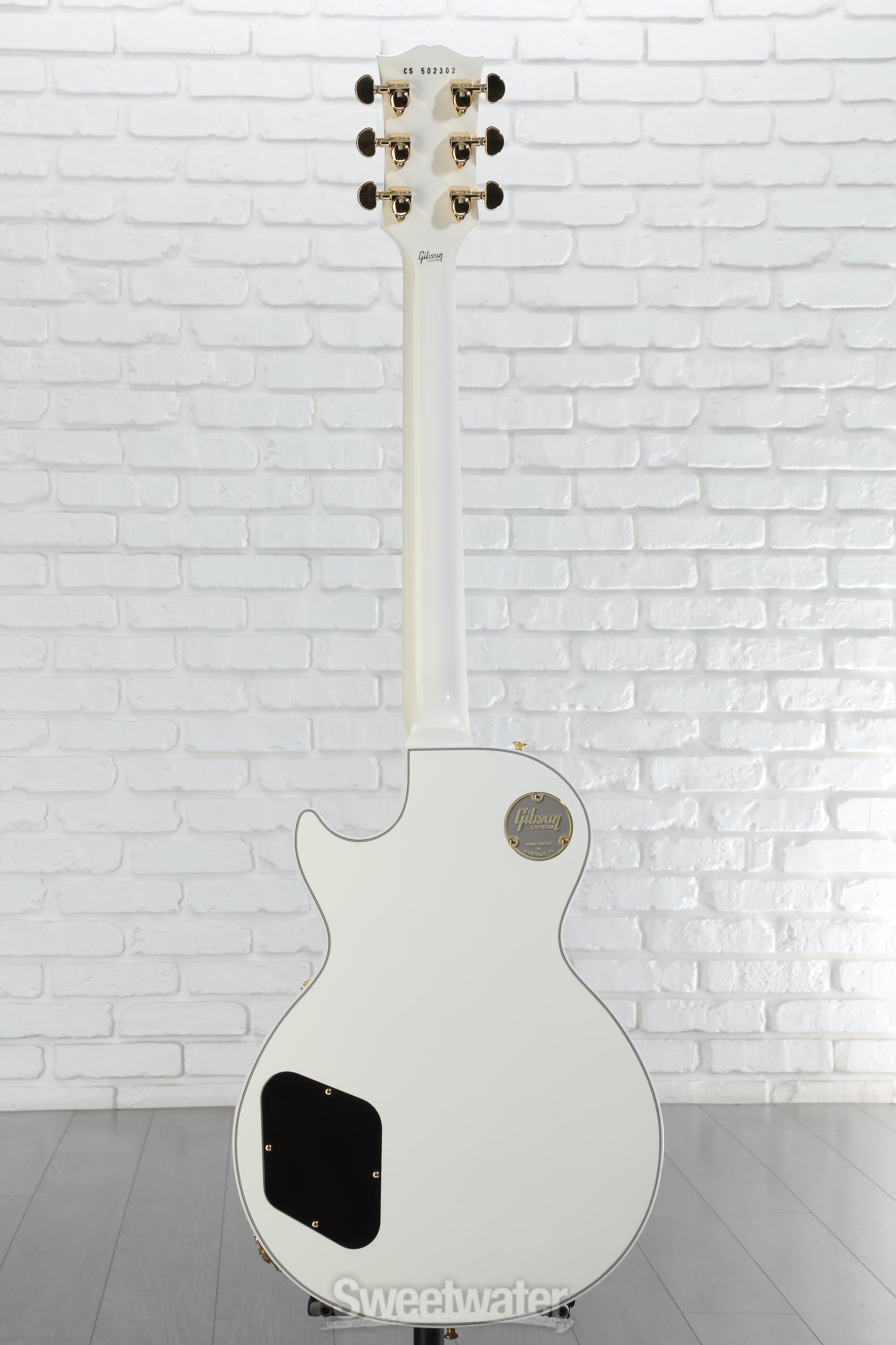 Gibson Custom Les Paul Custom Electric Guitar - Alpine White