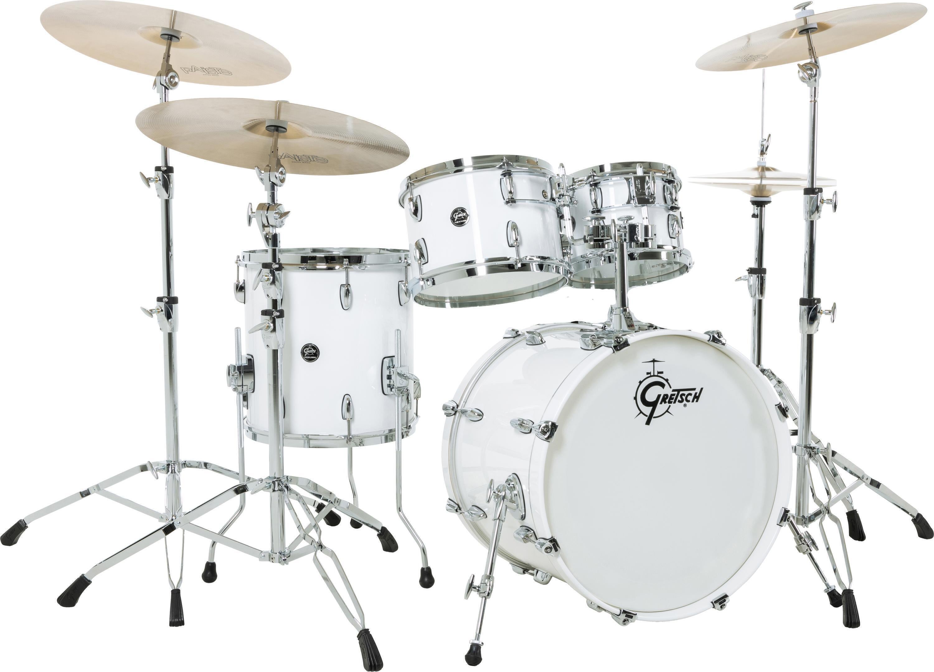 Photo of Gretsch Drums Renown Series 4-piece Shell Pack - Piano White