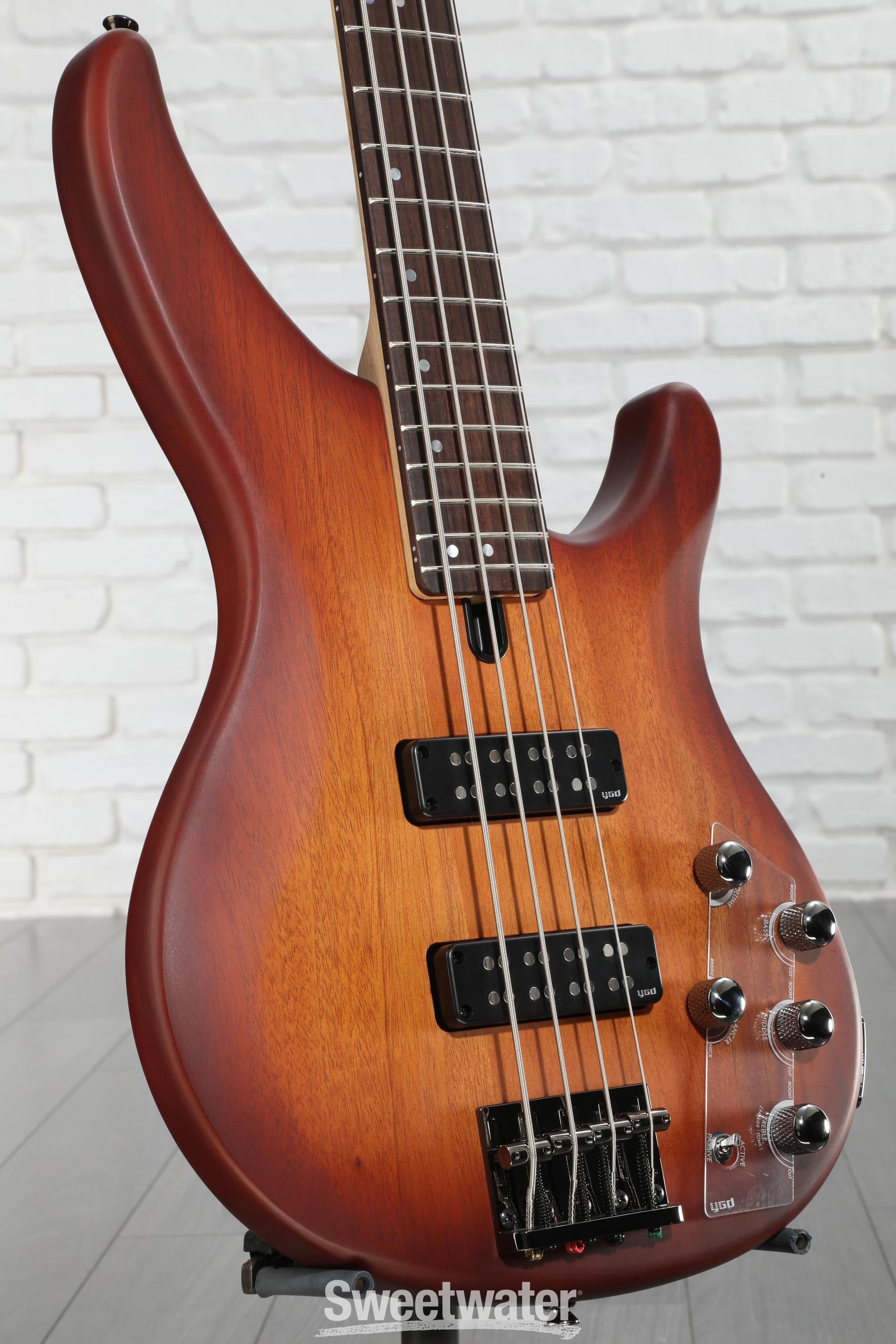 Yamaha TRBX504 4-string Bass Guitar - Brick Burst | Sweetwater