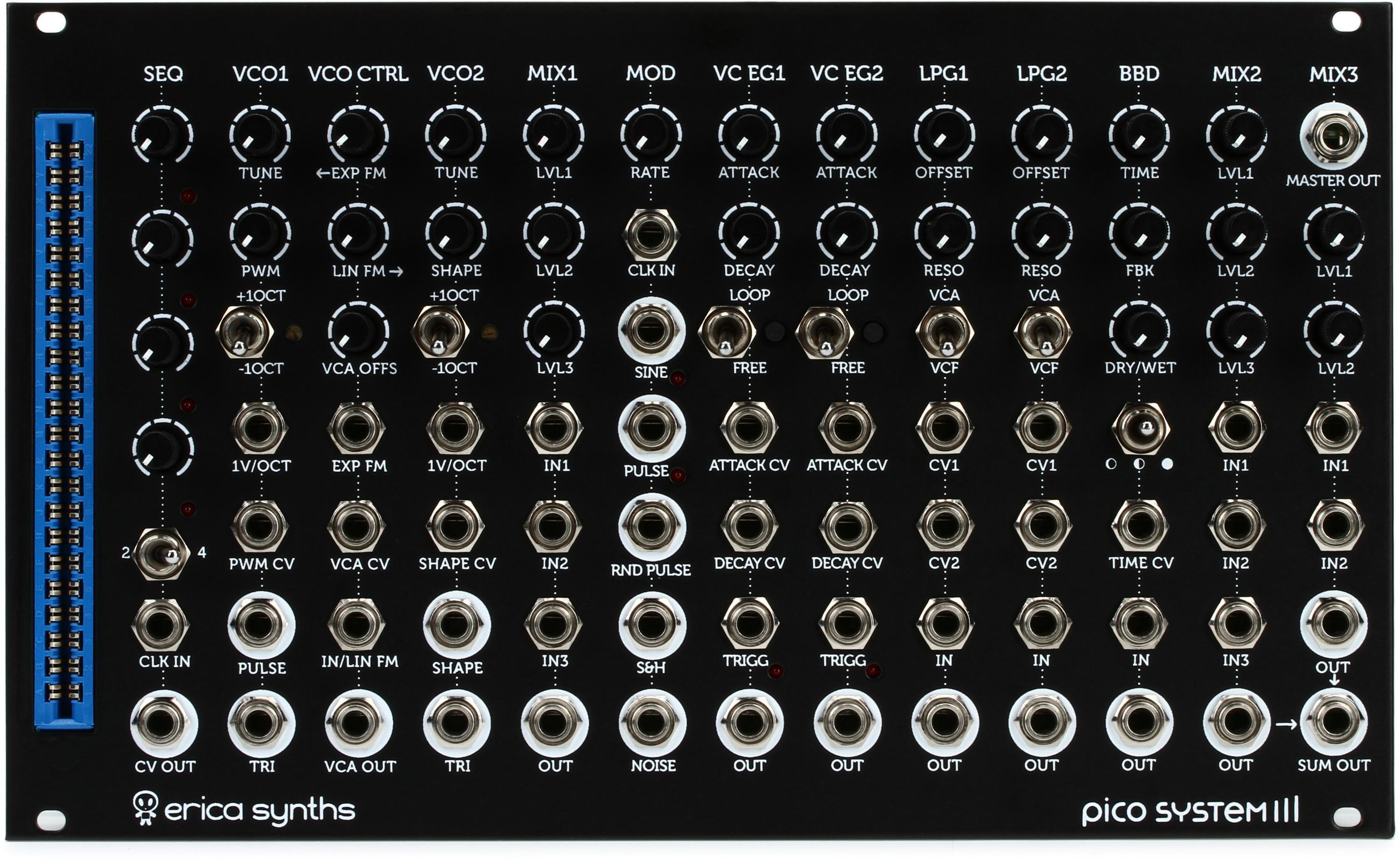 Erica Synths Pico System III Eurorack Synth Voice Module | Sweetwater