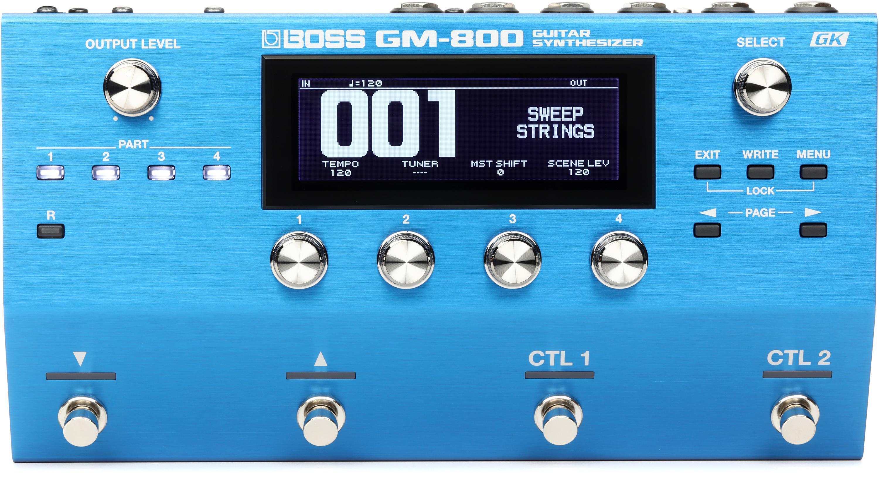 Boss GM-800 Guitar Synthesizer Pedal | Sweetwater