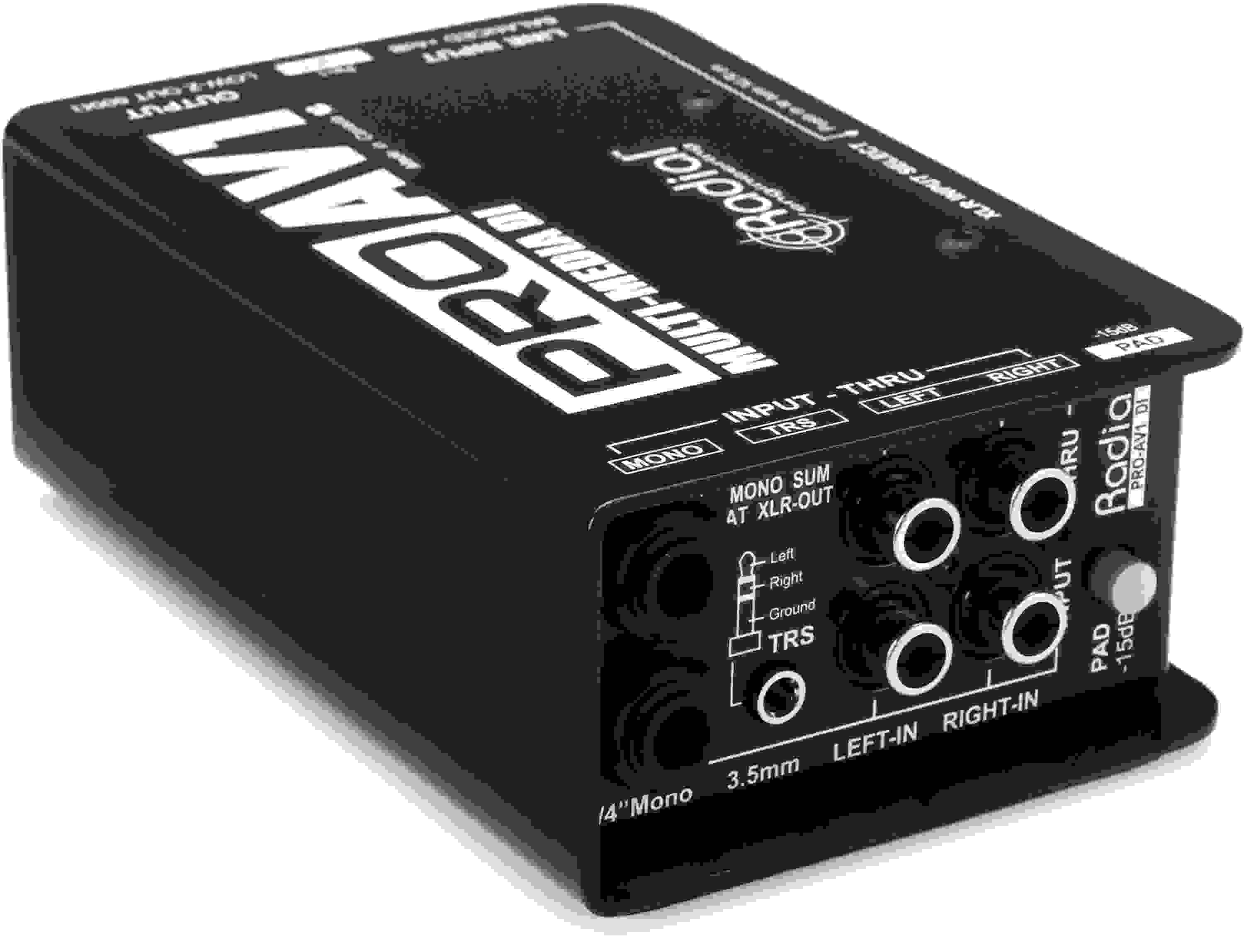 Radial ProAV1 1-channel Passive A/V Direct Box