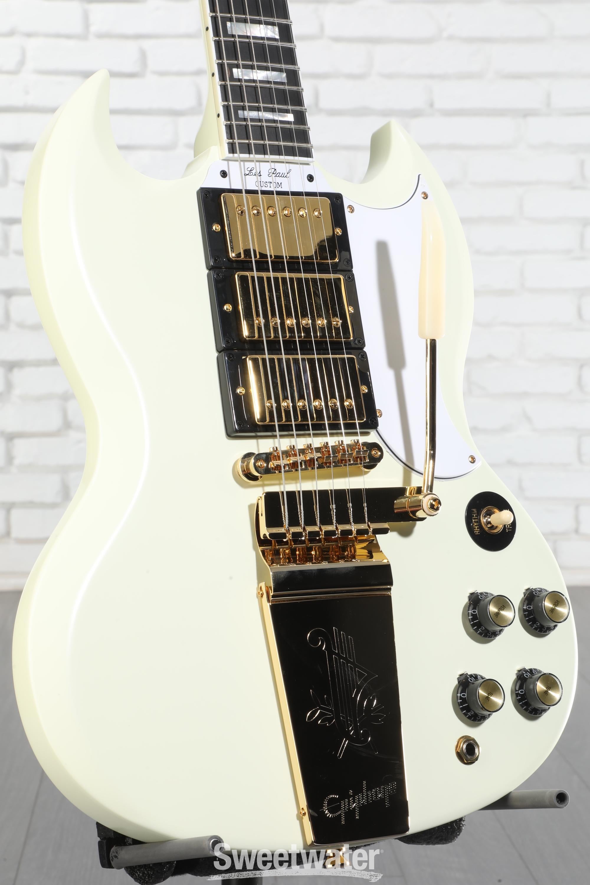 Epiphone 1963 SG Custom Electric Guitar - Classic White VOS
