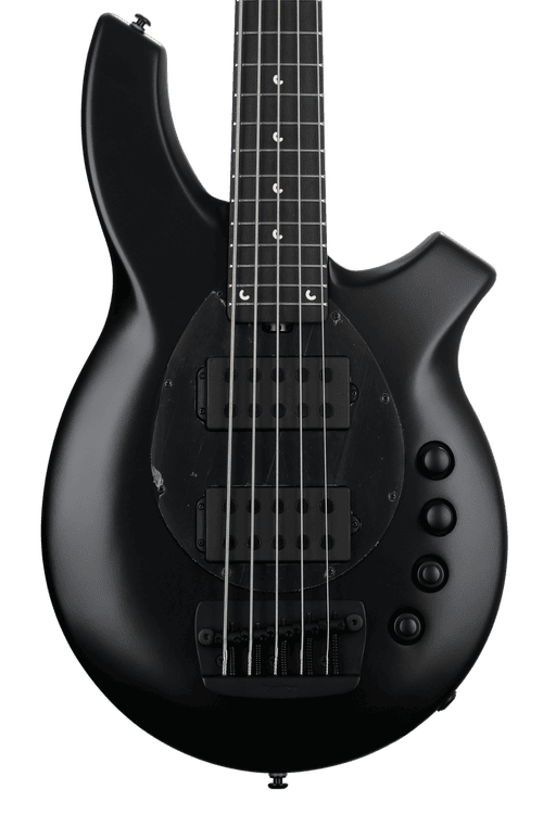Ernie Ball Music Man Bongo 5 Bass Guitar - Stealth Black
