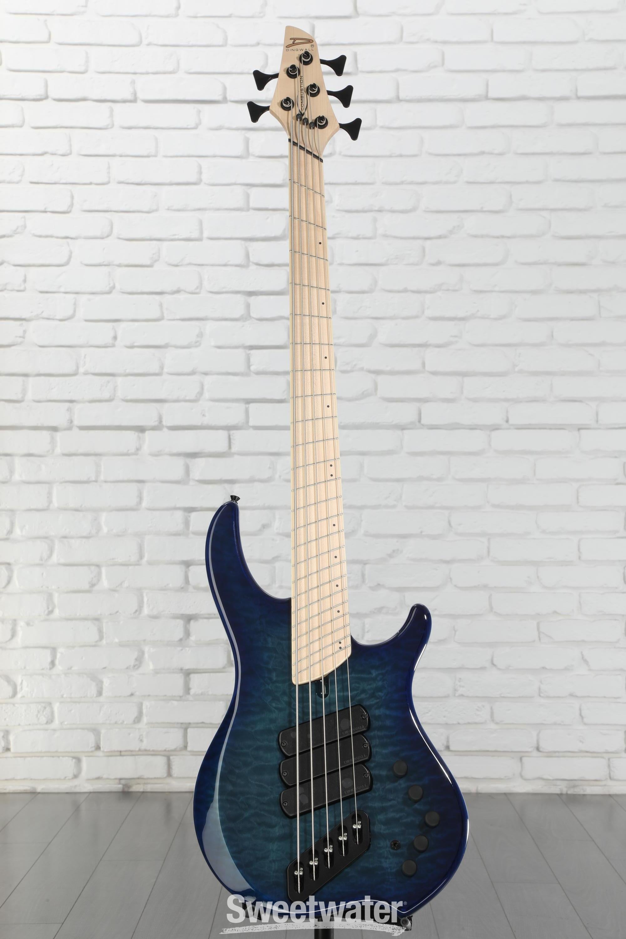 【美品】Dingwall Combustion 5st Dingwall Guitars Combustion 5-string Electric Bass - Indigo