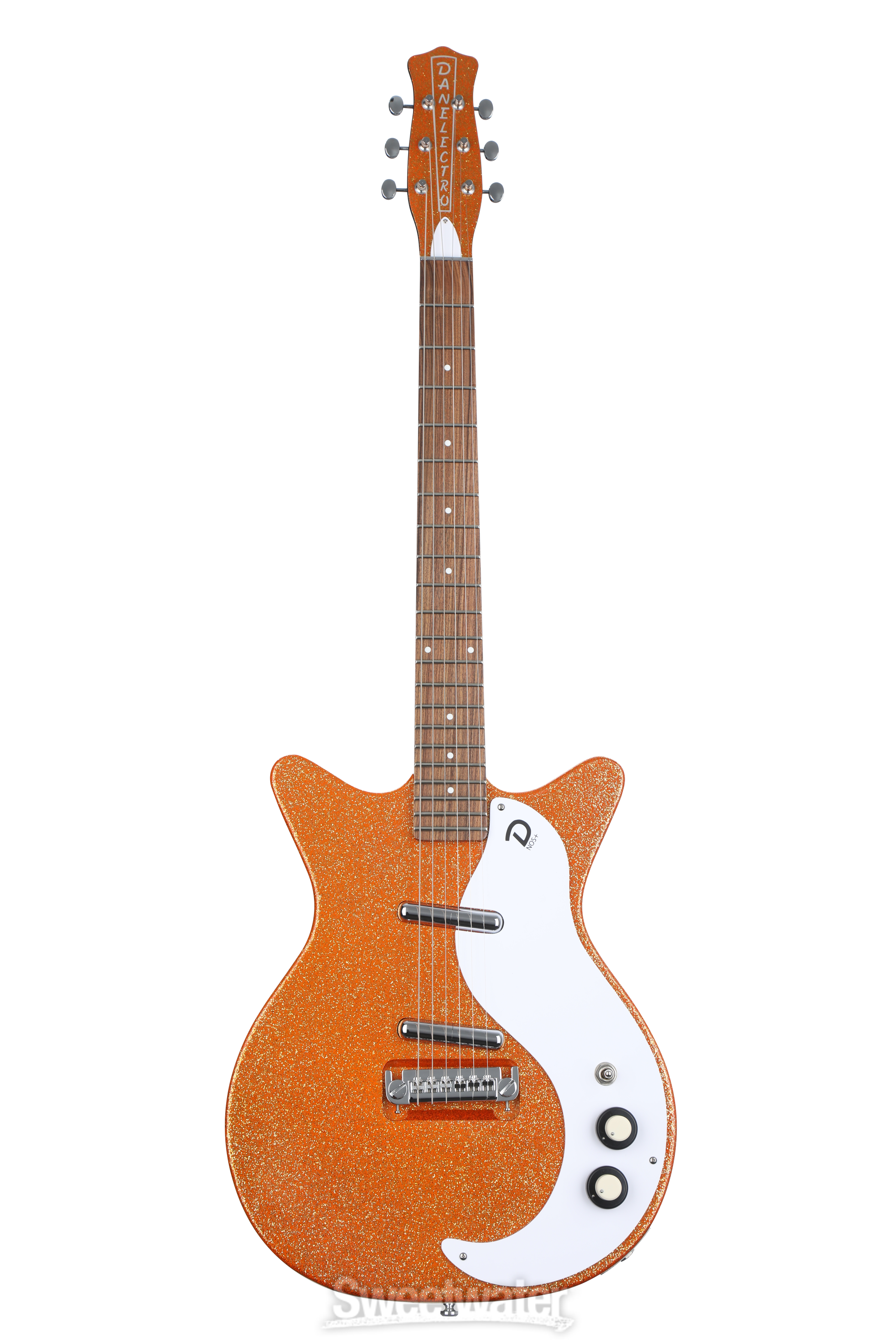 Danelectro '59M NOS+ Electric Guitar - Orange Metalflake