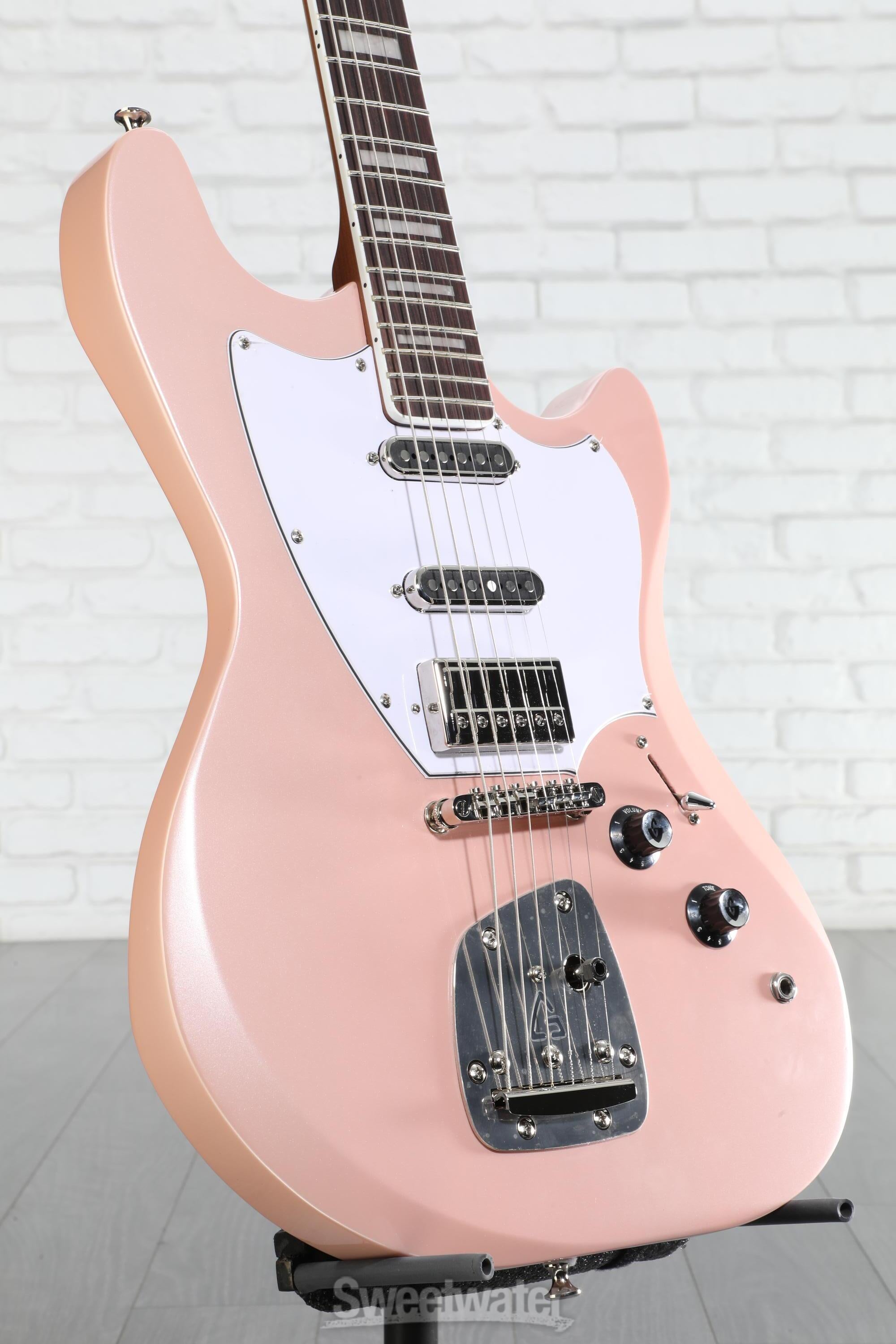 Guild Surfliner Deluxe Solidbody Electric Guitar - Rose Quartz