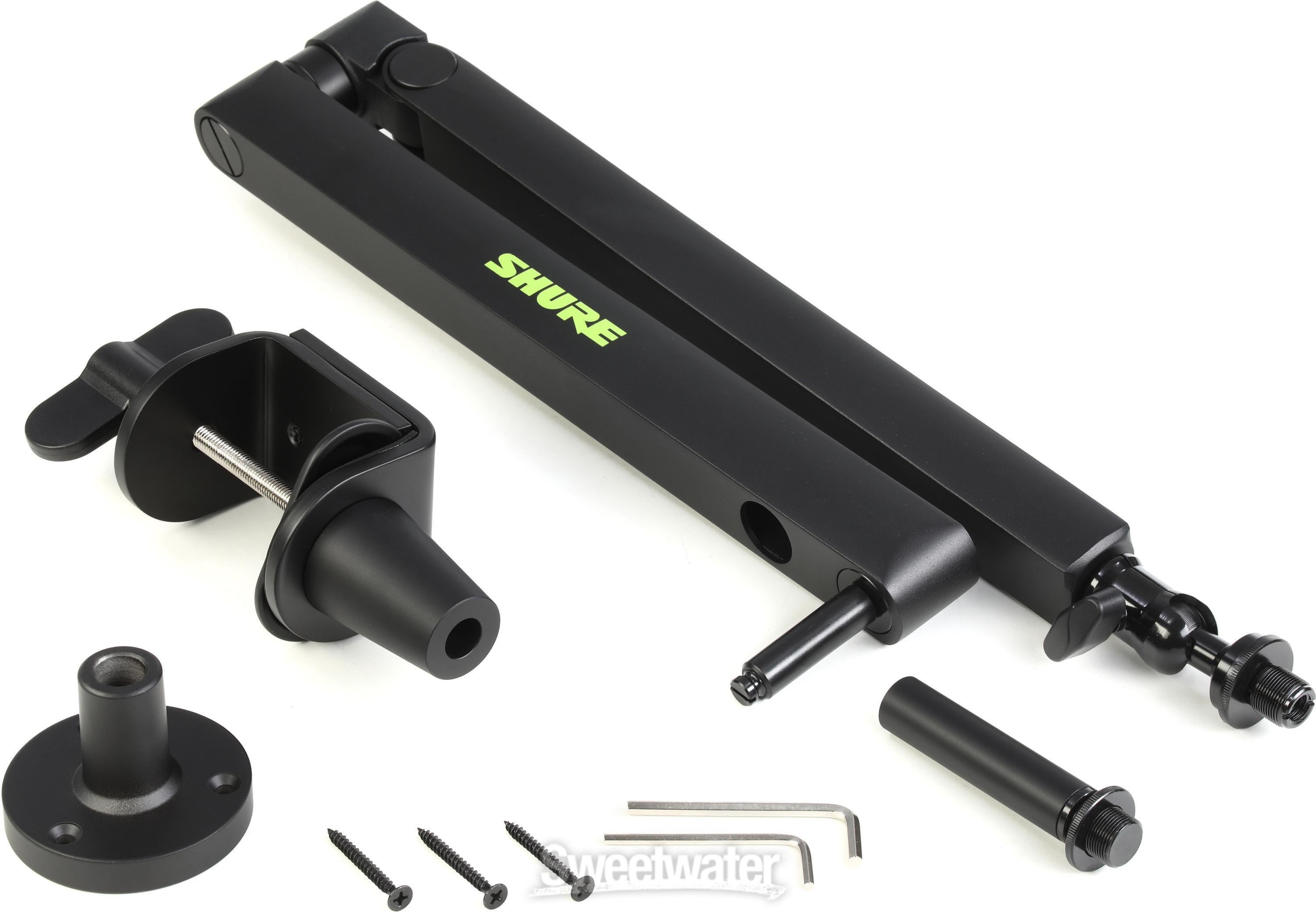 Shure by Gator SH-BROADCAST2 Low-profile Desk Mic Boom Stand