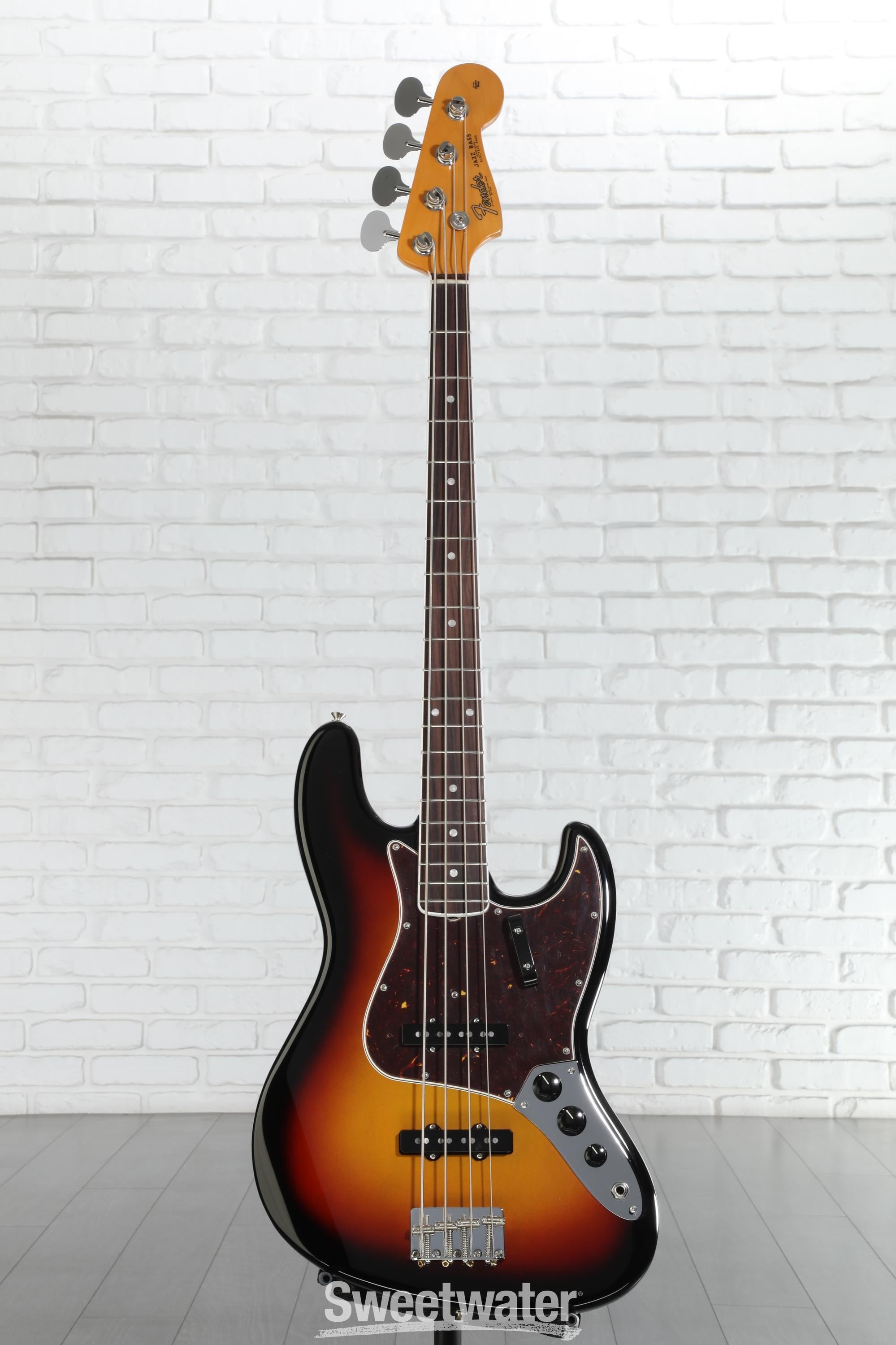 ベース Fender American Vintage Jazz Bass 2knob Fender American Vintage II 1966 Jazz Bass - 3-color Sunburst