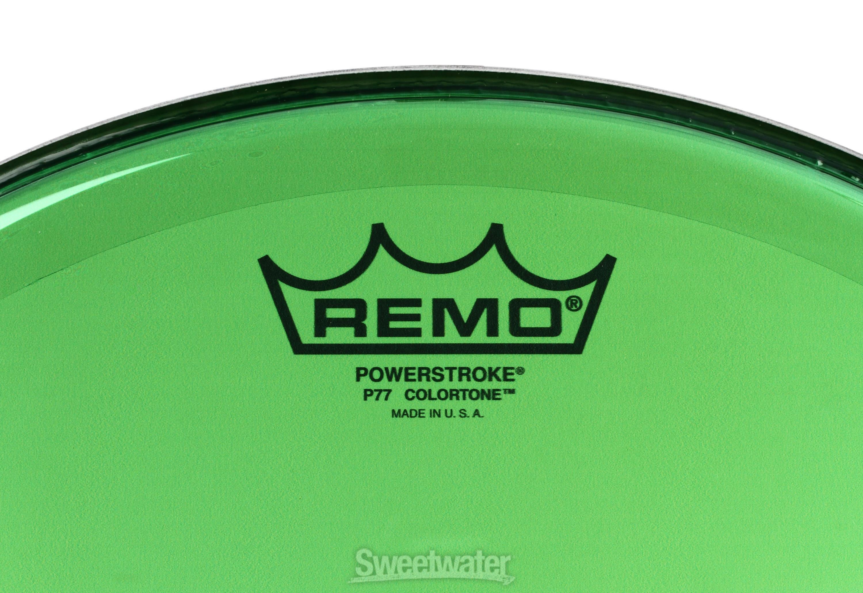 Remo Powerstroke 77 Colortone Green Snare Head 14 inch
