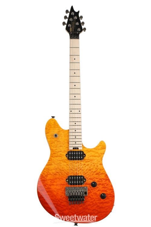 EVH Wolfgang WG Standard Quilt Maple Electric Guitar - Tri Fade