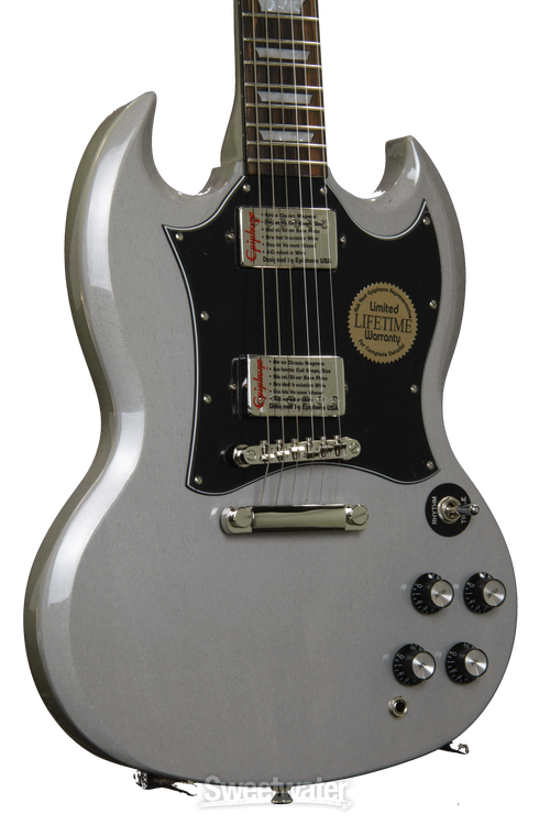 Epiphone Limited Edition Silver Series SG - G400 Pro, TV Silver