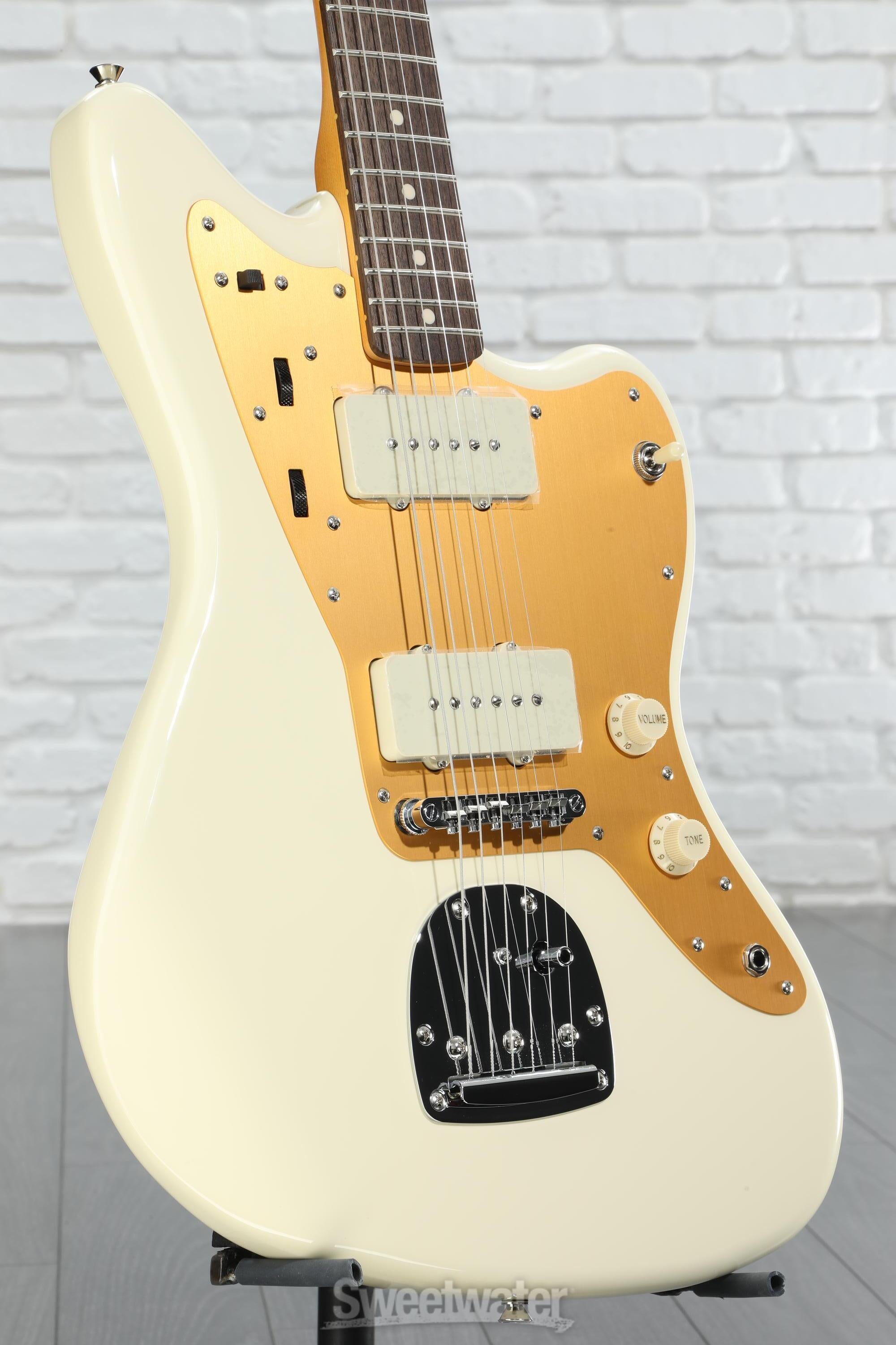 定率割引 往復 Squier J Mascis Signature Jazzmaster - Vintage White with ギター