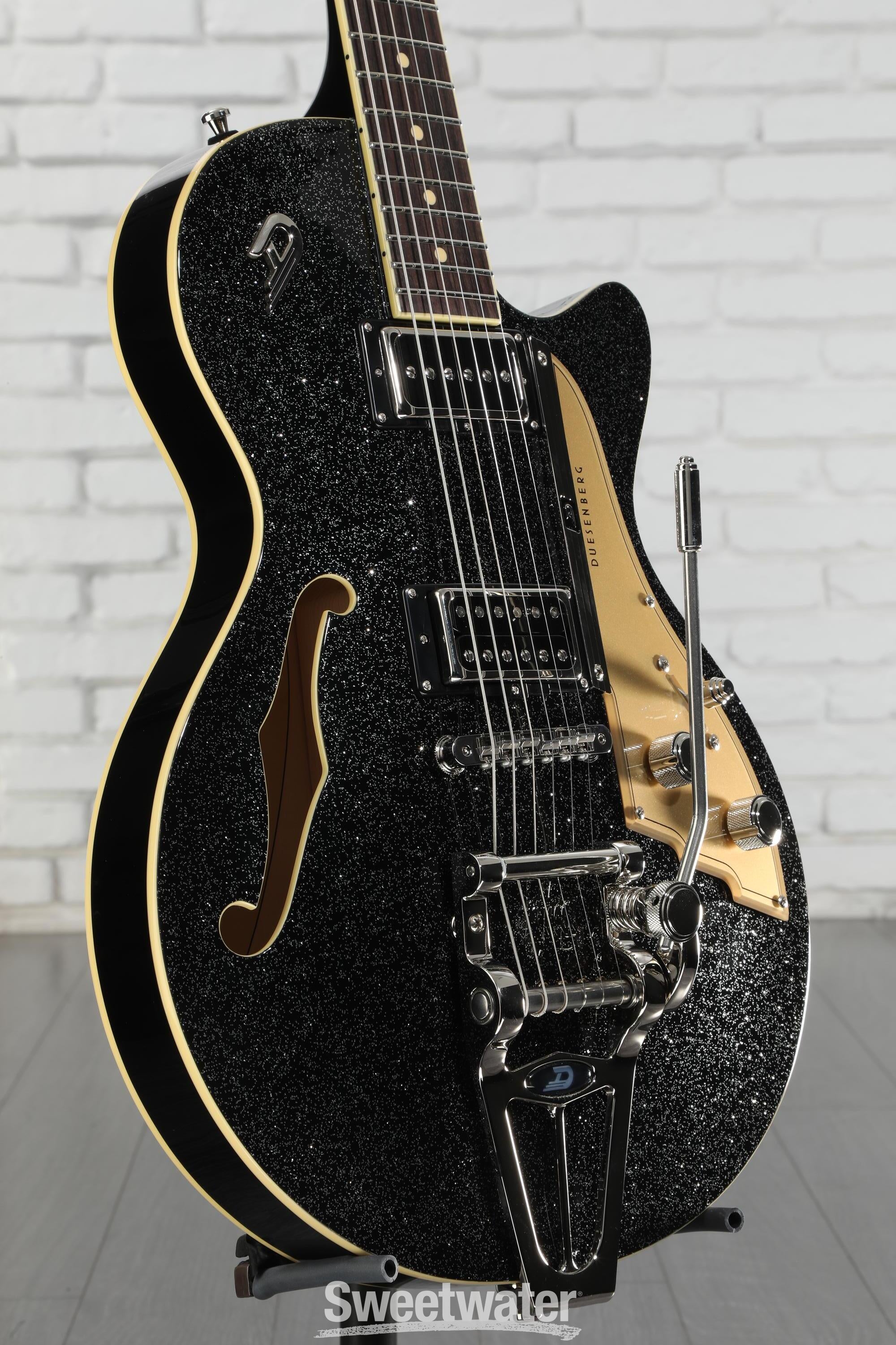 Duesenberg Starplayer TV Semi-hollowbody Electric Guitar - Black