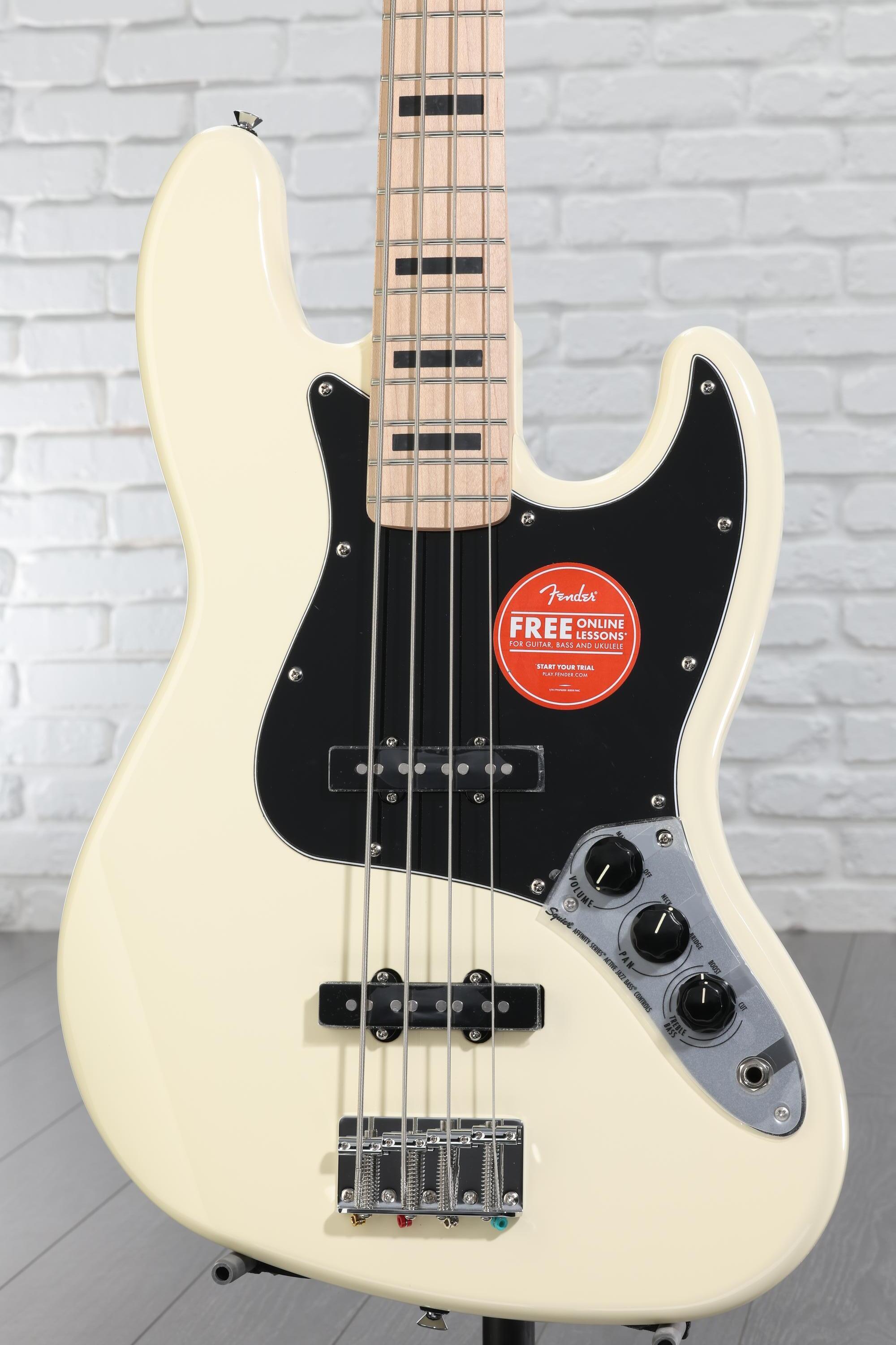 【馬場】Squier by Fender Active Jazz Bass Amazon.com: Affinity Series Active Jazz Bass, Maple