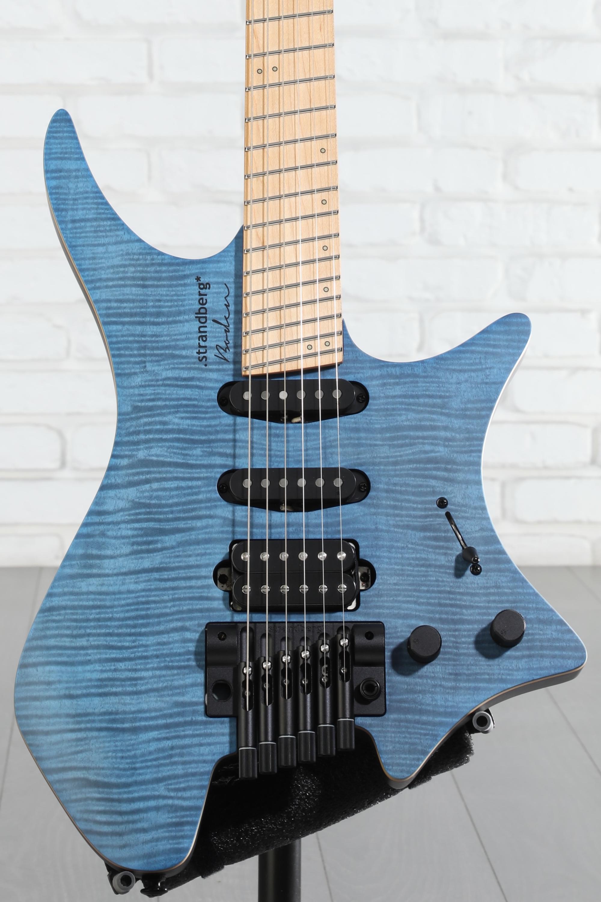 ギター strandberg/Boden Standard NX 6 Tre Blue Strandberg Boden Standard NX 6 Tremolo Electric Guitar - Trans