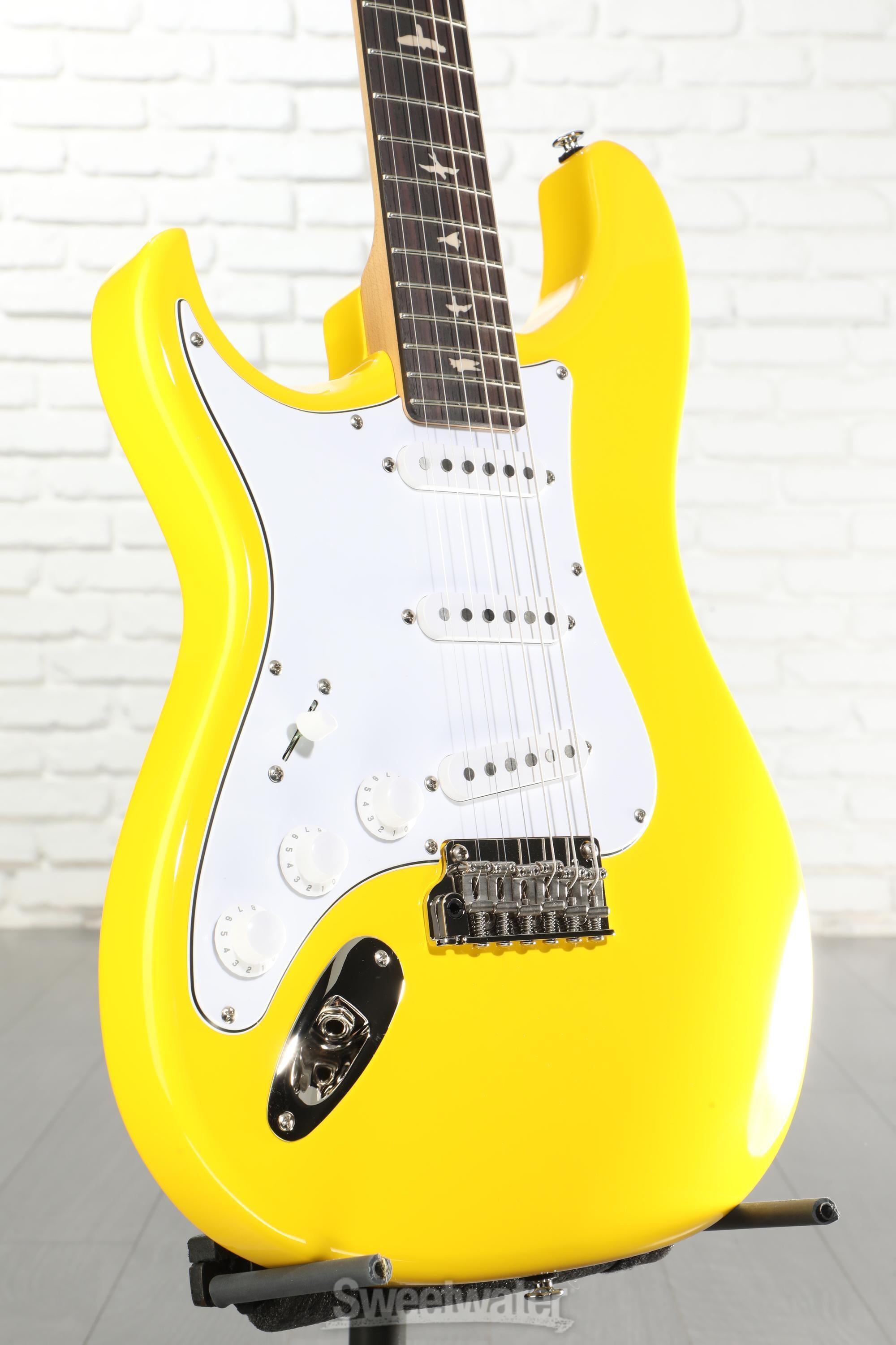 Photo of PRS SE Silver Sky Left-handed Electric Guitar - Dandy Lion with Rosewood Fingerboard