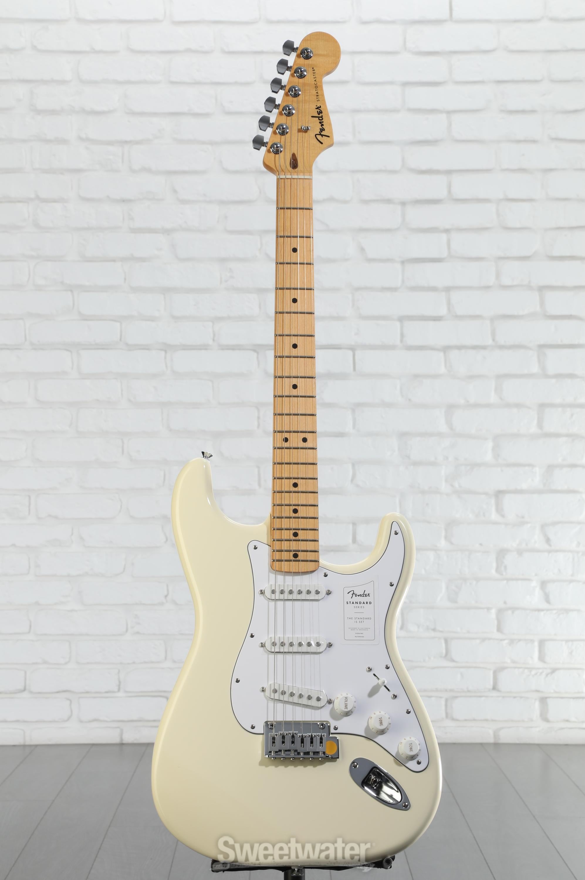 Fender Standard Stratocaster Electric Guitar - Olympic White