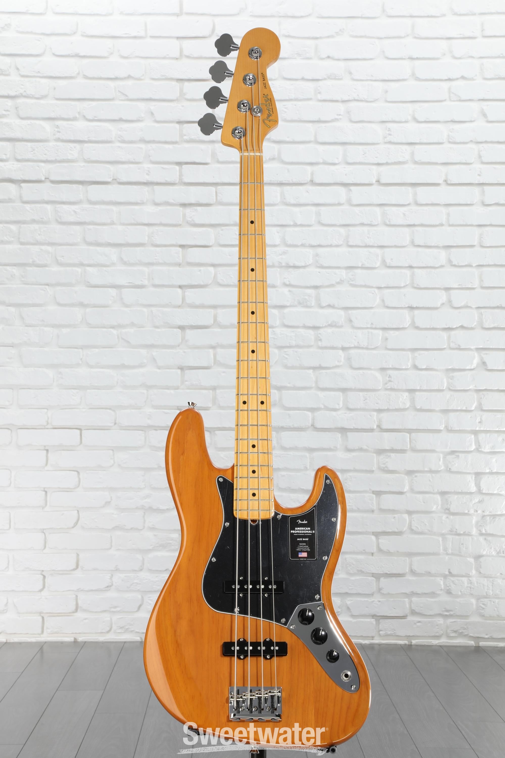 Fender American Professional II Jazz Bass Guitar - Natural