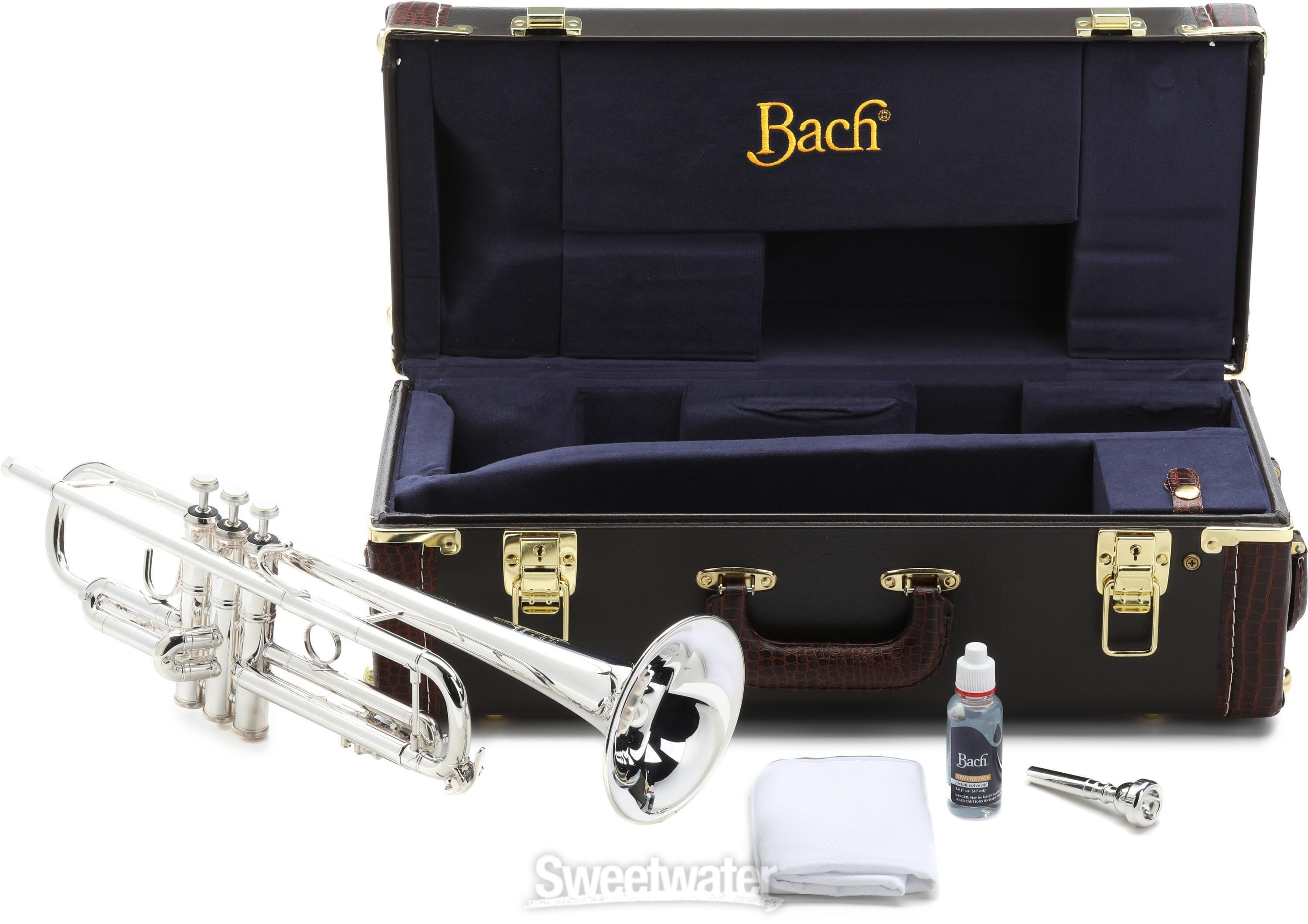 Bach 180S43R Professional Stradivarius Bb Trumpet - Reverse