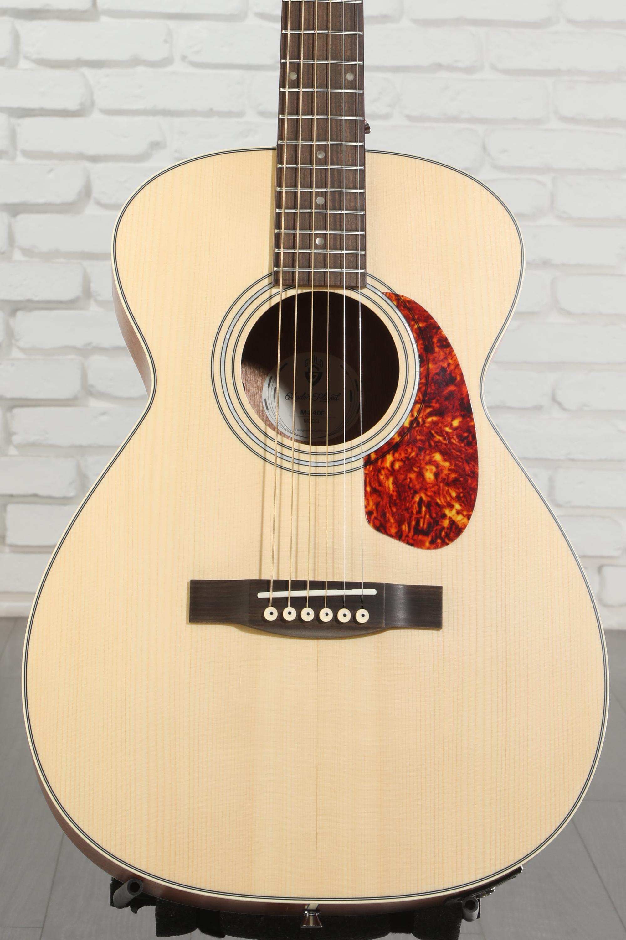 Guild M-240E Westerly Concert Acoustic-Electric Guitar - Natural