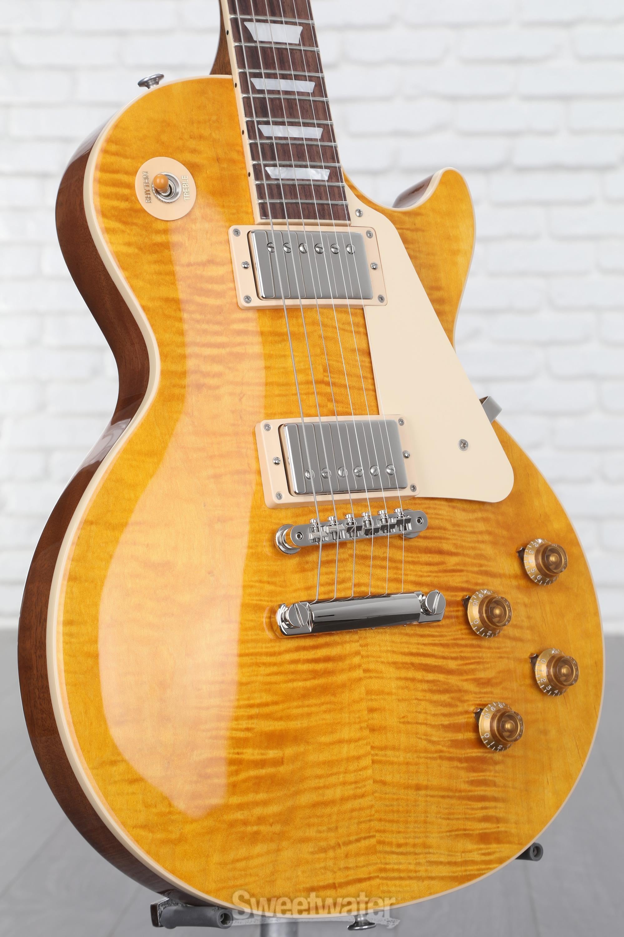 Photo of Gibson Les Paul Standard '50s Figured Top Electric Guitar - Honey Amber