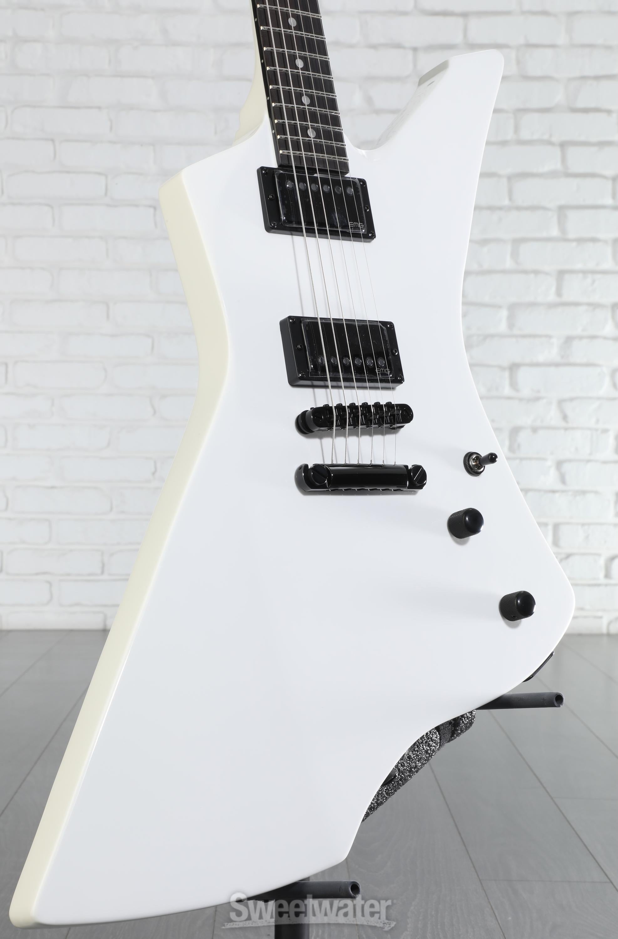 ESP LTD James Hetfield Signature Snakebyte - Snow White | Sweetwater