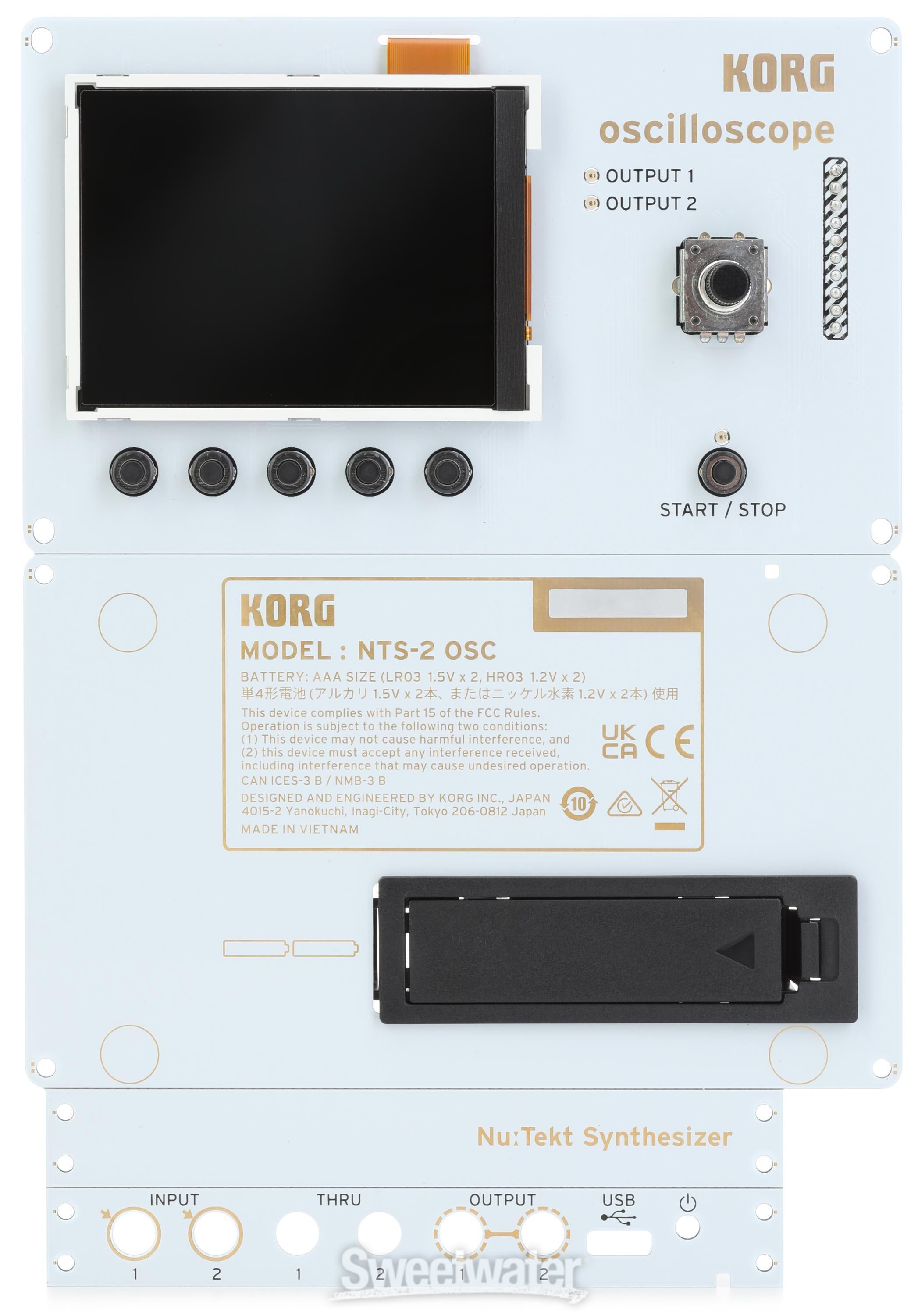 Korg Nu:tekt NTS-2 DIY Oscilloscope Kit