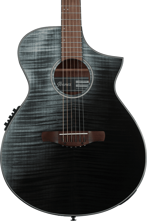 Ibanez AEWC32FMBFD Acoustic-electric Guitar - Black Sunset Fade